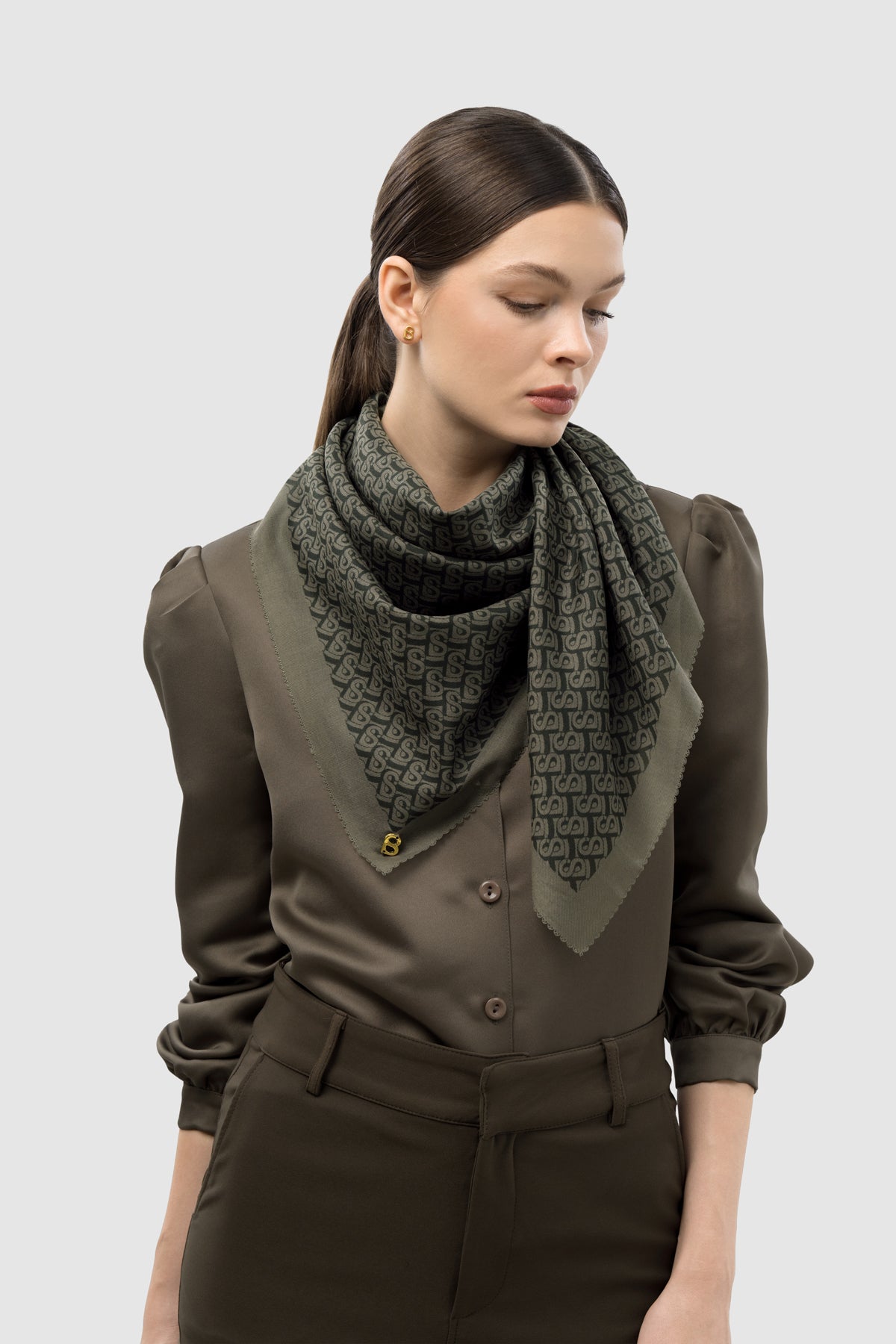 Bimu Twill Square - Cocoa