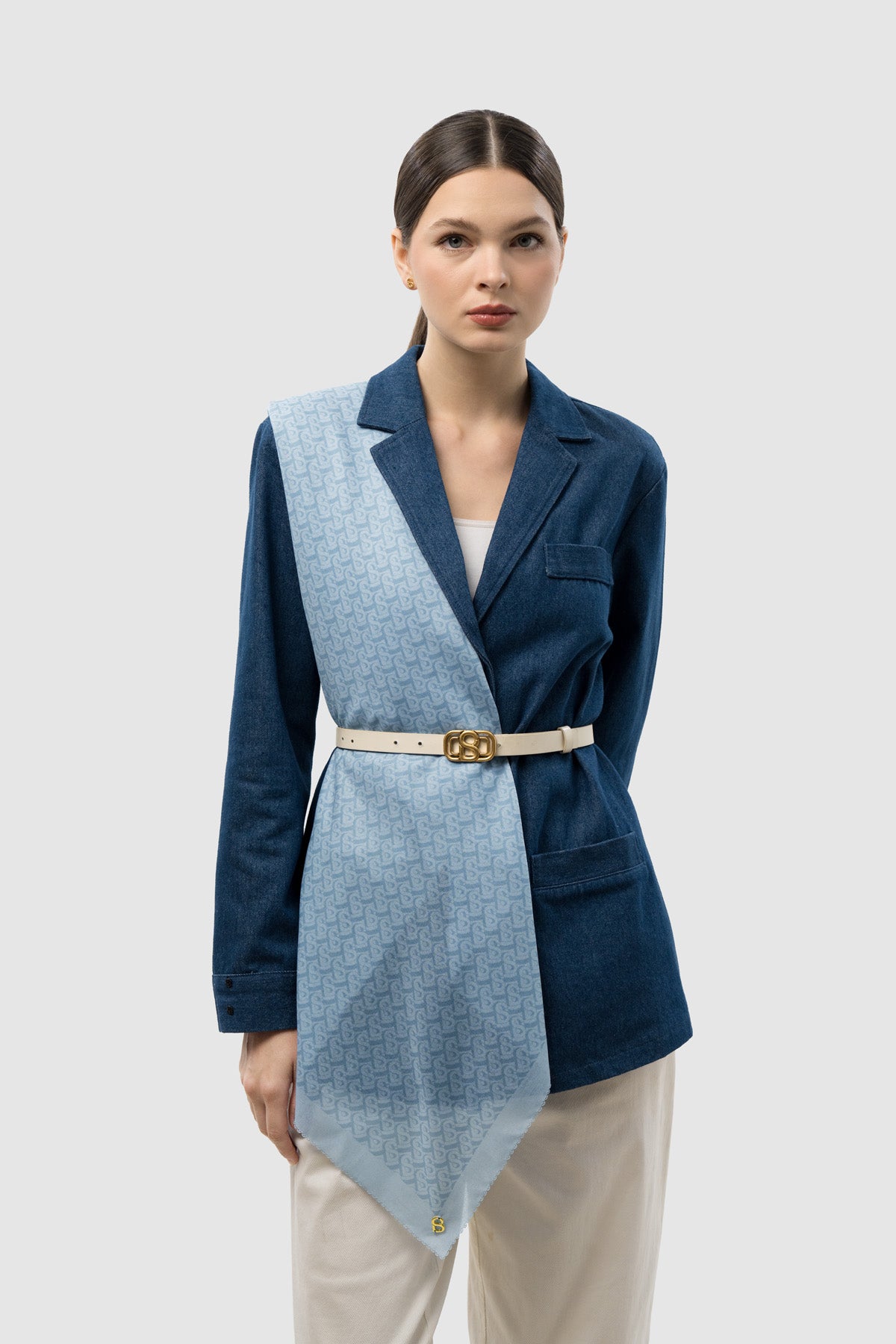 Bimu Twill Square - Powder Blue