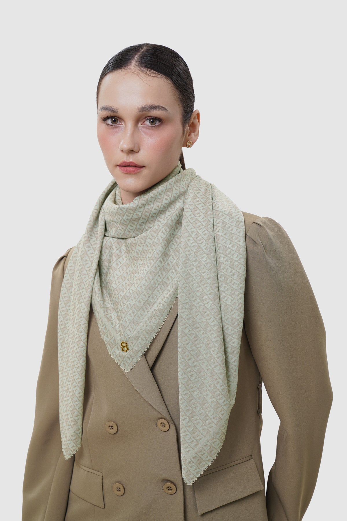 Interlock Voile Square - Cocoon