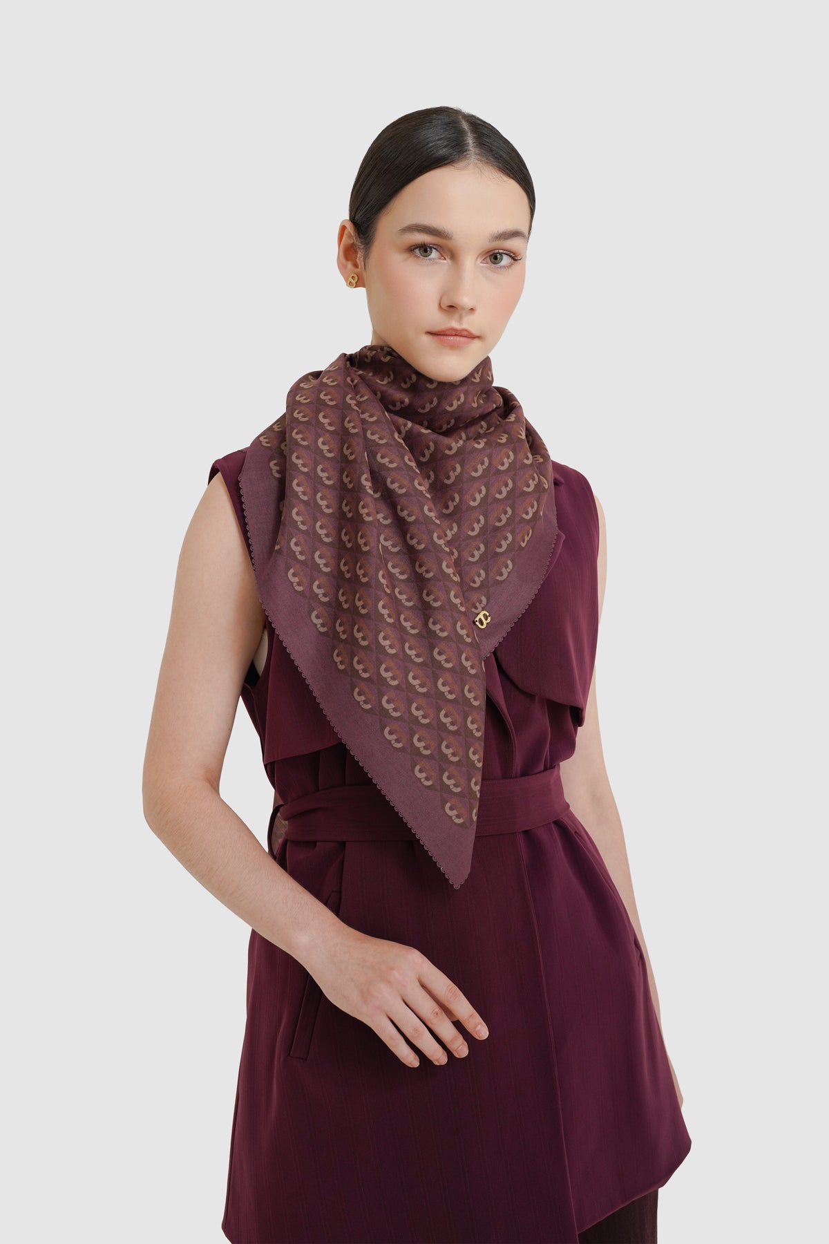 Prism Voile Square - Apple Pie