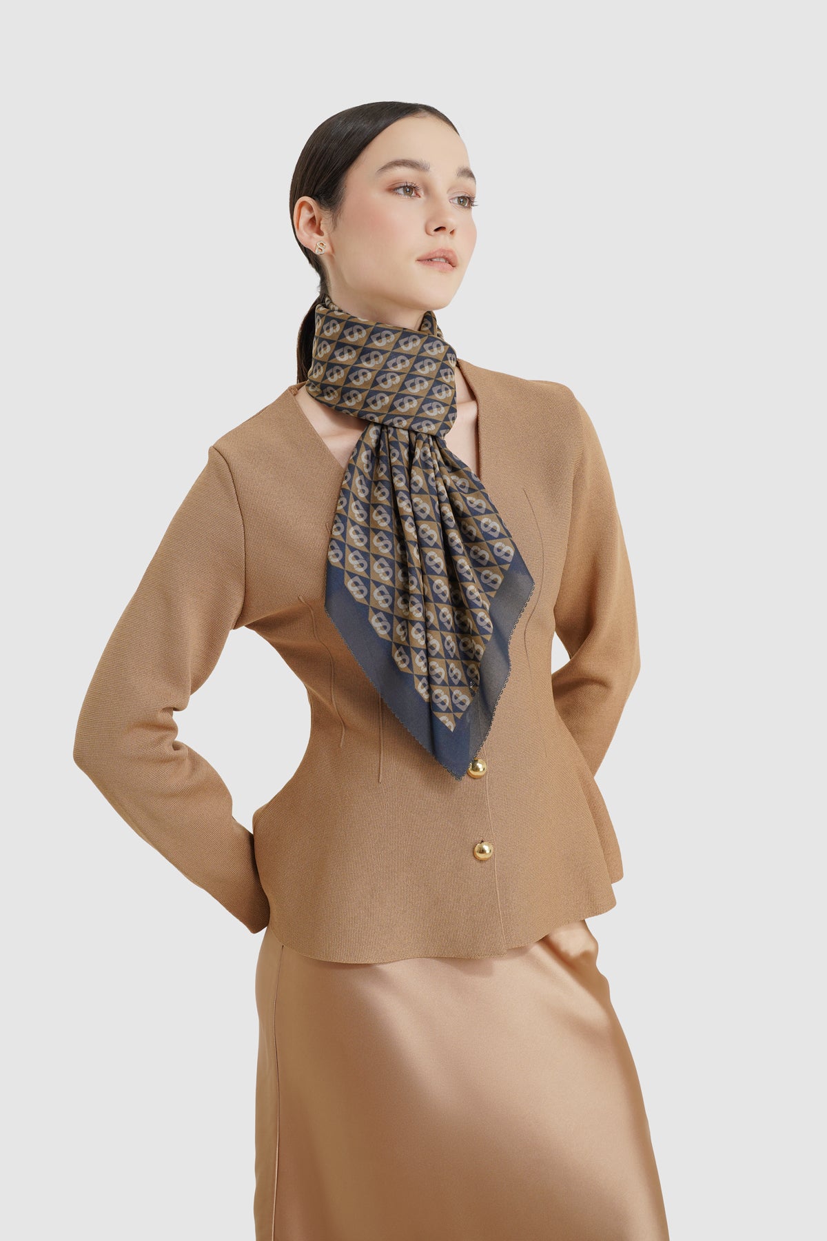 Prism Voile Square - Blue Pea Tea