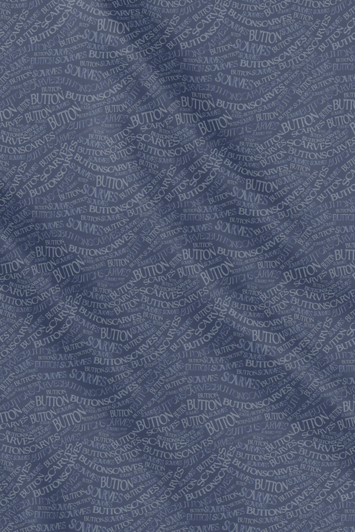 Waves Monogram Square - Dark Blue