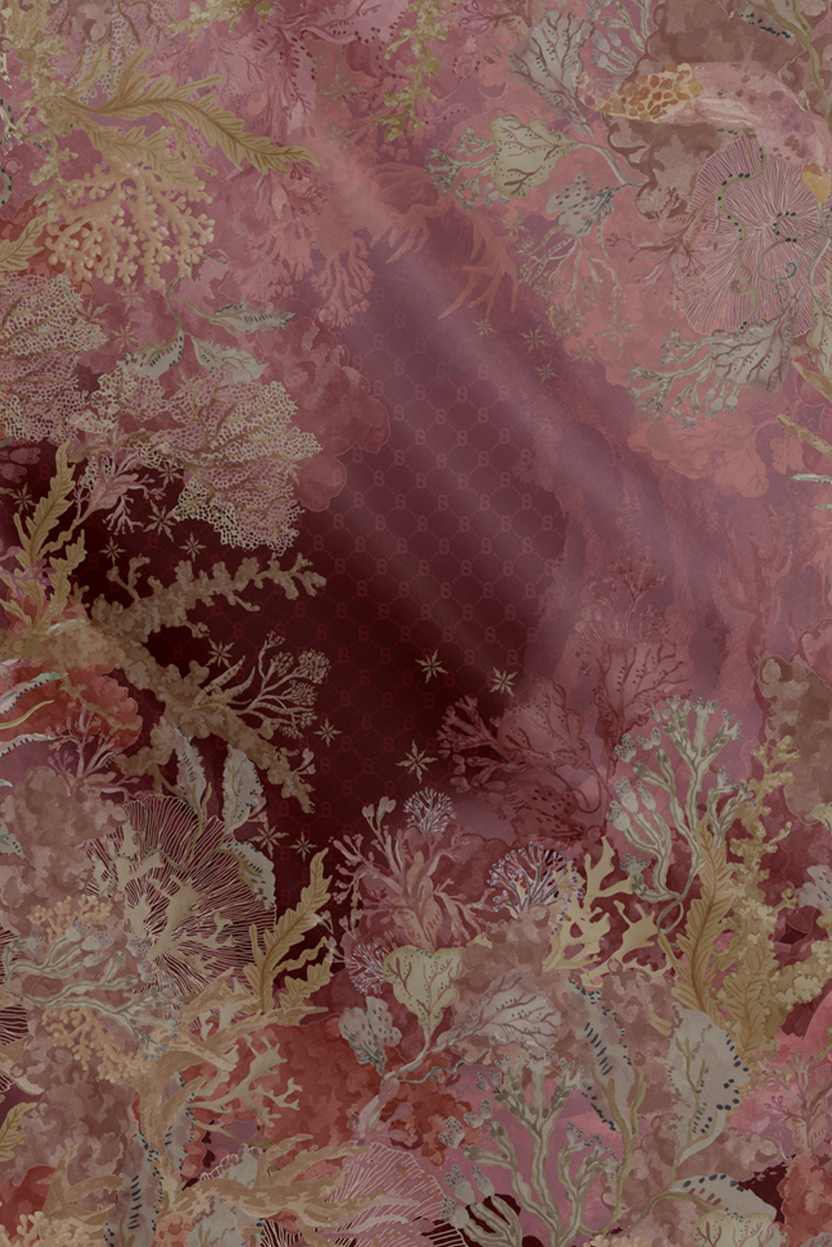 Under The Sea Satin Square - King Crab
