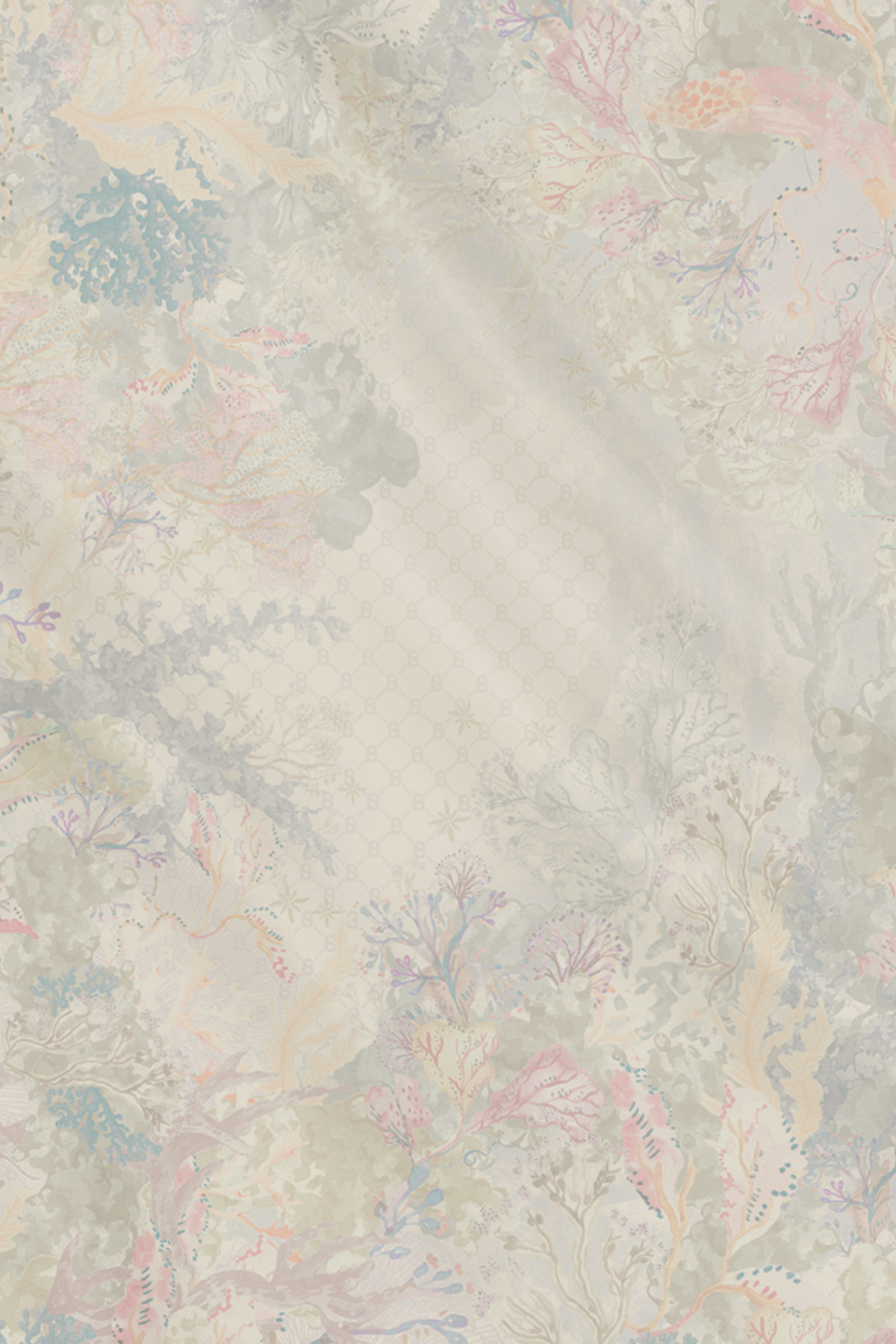 Under The Sea Satin Square - Salt