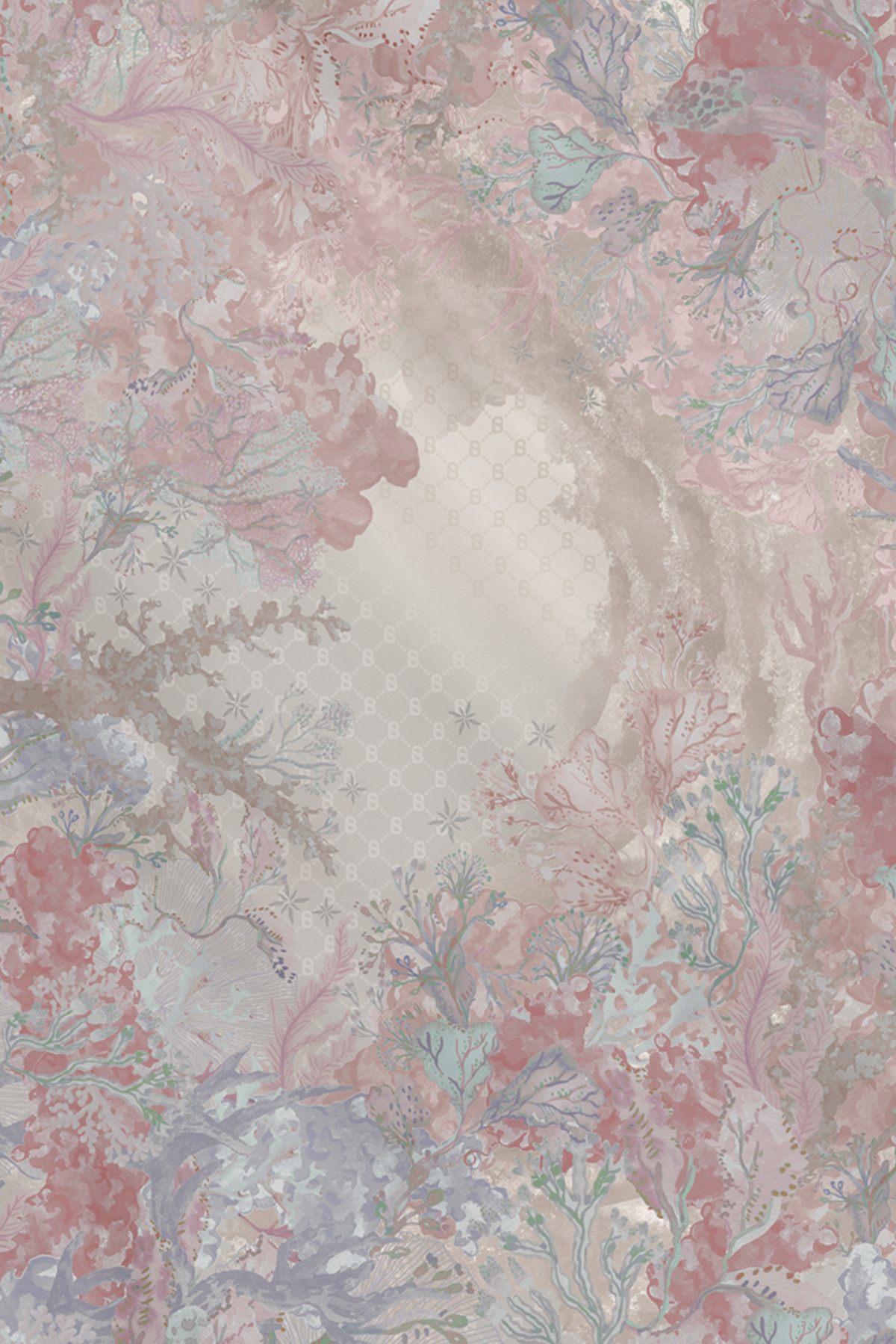 Under The Sea Voile Square - Clam