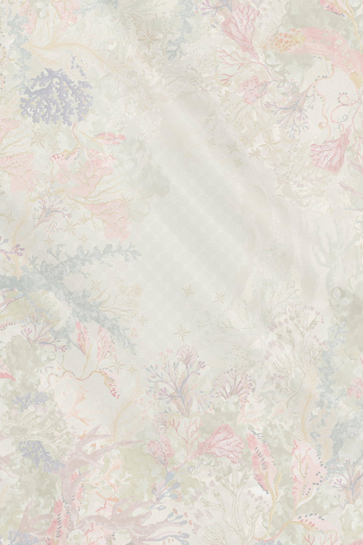 Under The Sea Satin Square - Cowrie