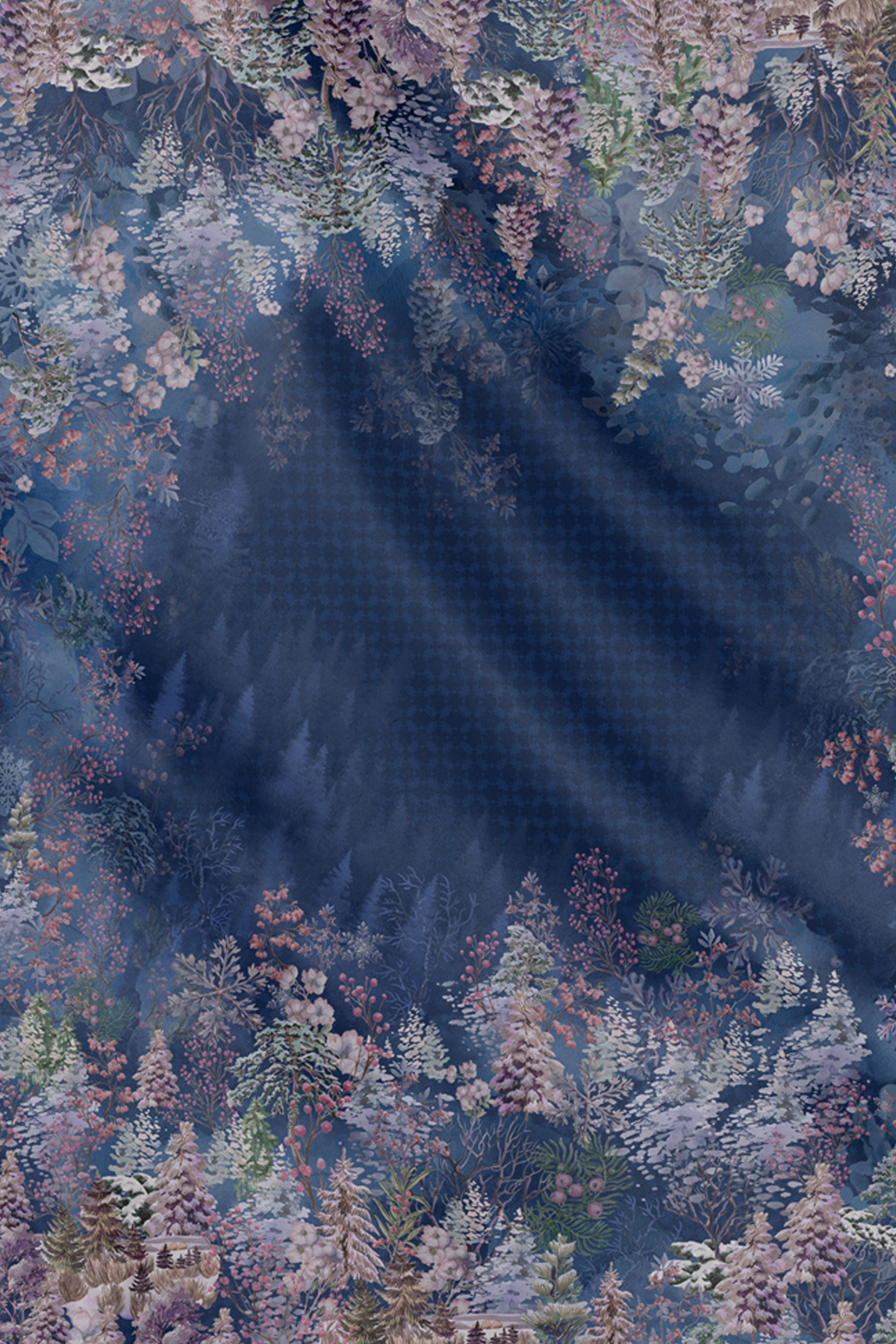 Holiday 3 Voile Square - Sapphire Blue