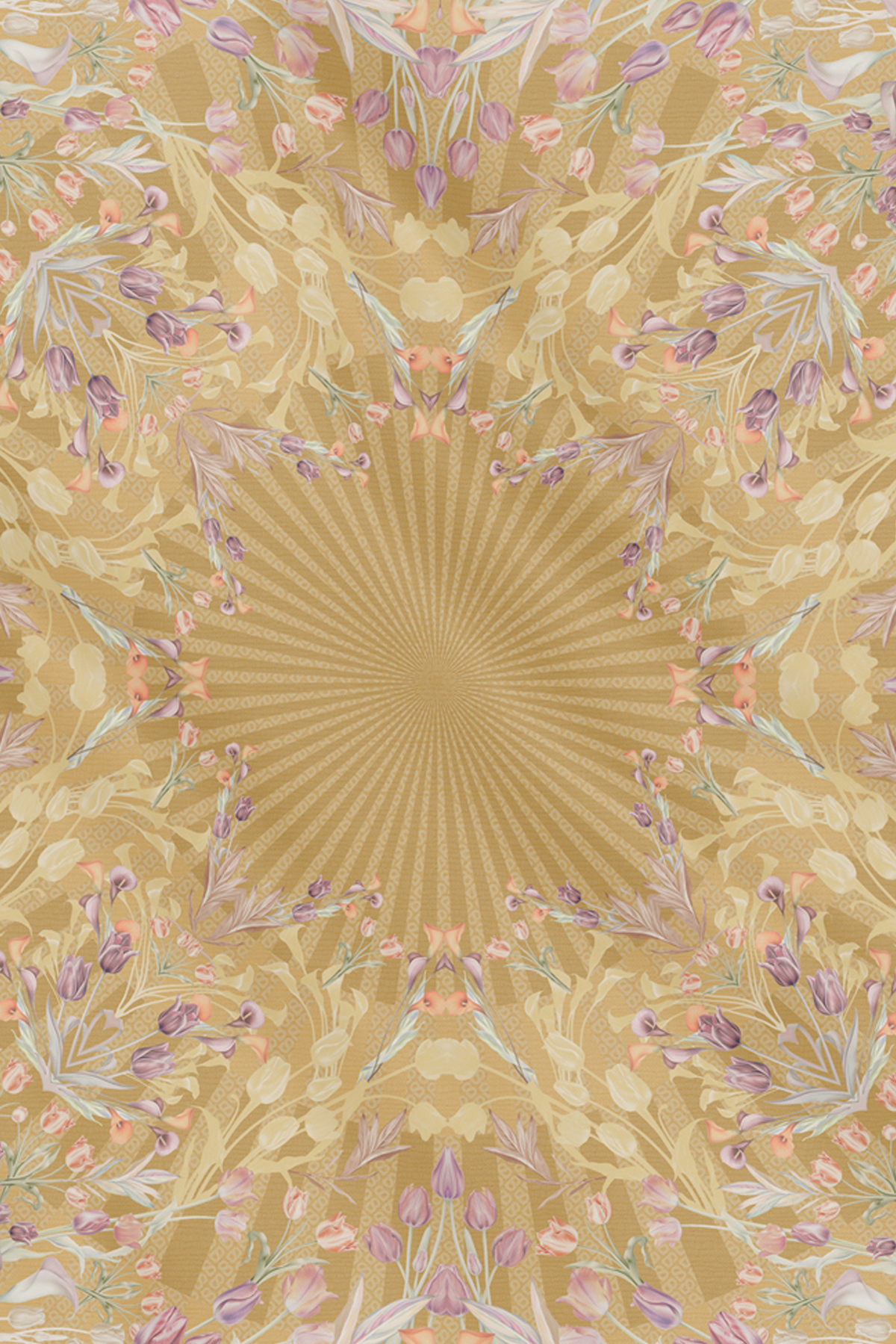Tulip Voile Square - Honey