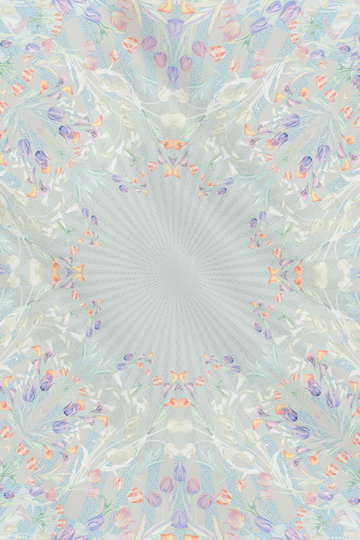Tulip Satin Square - Pearl