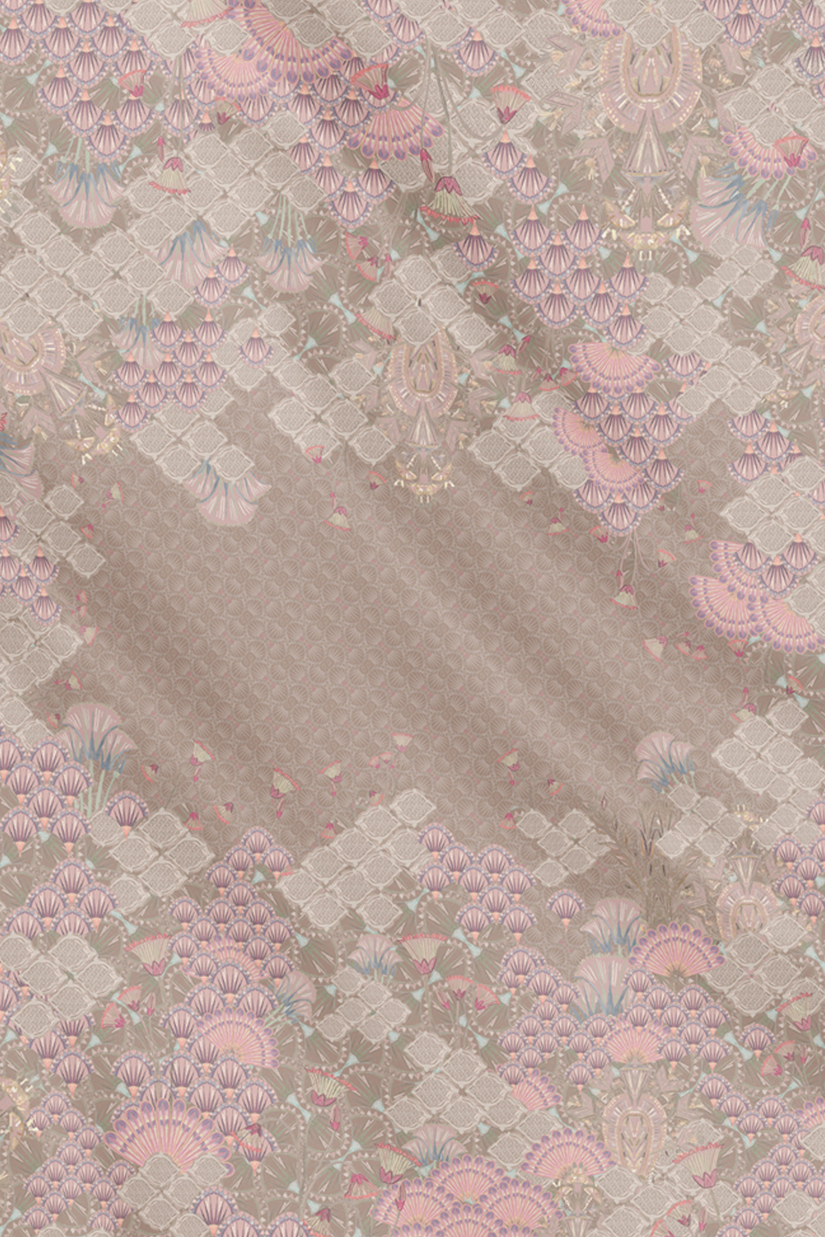 Egypt Satin Square - Camel