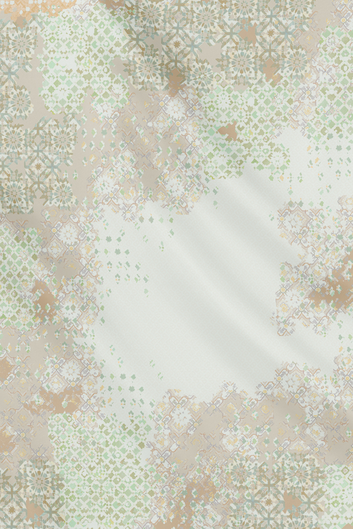 Moroccan Satin Square - Jasmine