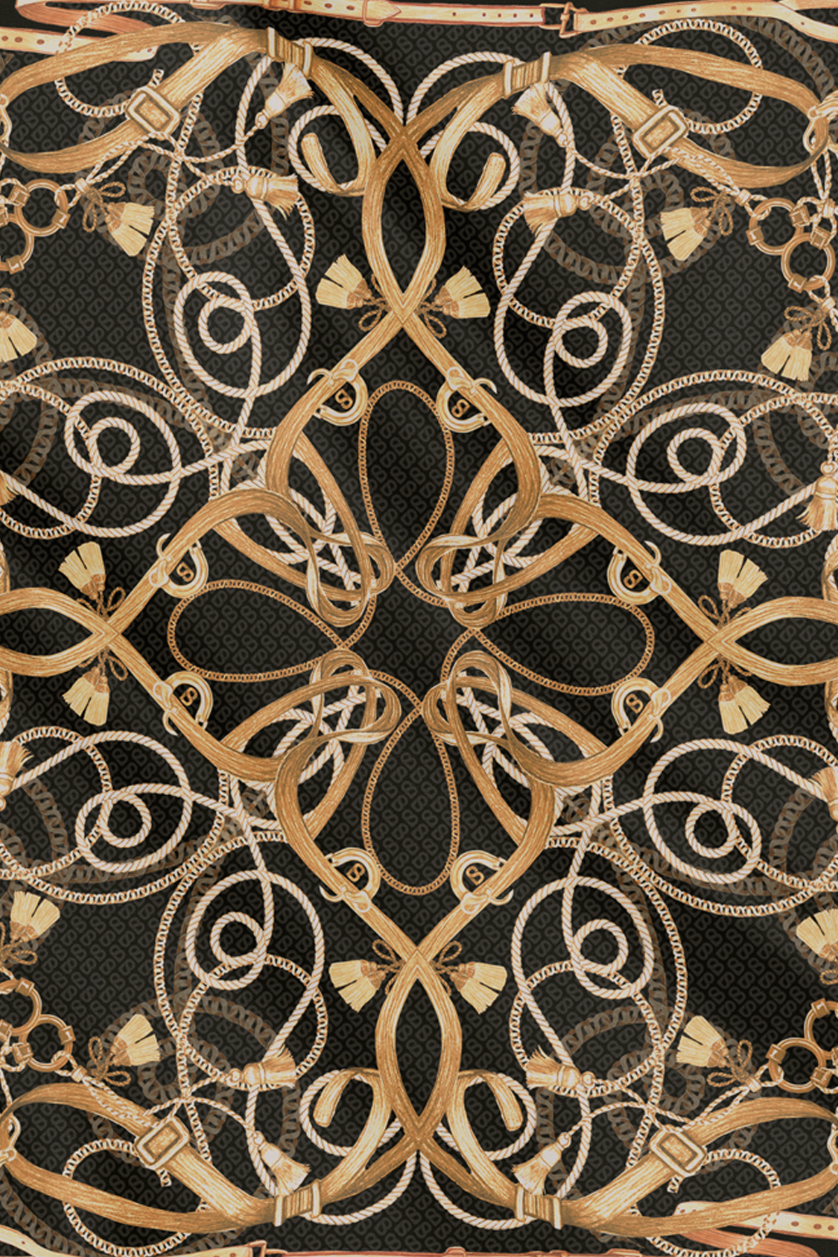 Alexandra Silk Jacquard Square - Gala