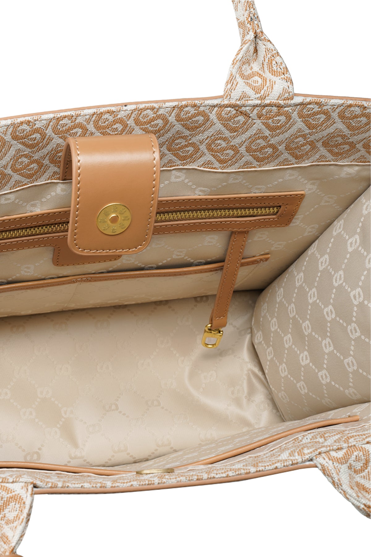 Bimu Jacquard Tote Bag Large - Amber