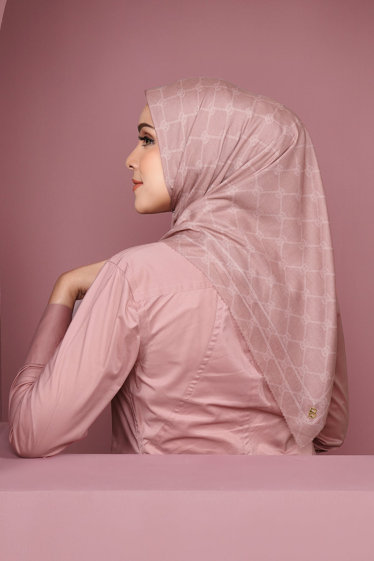 Decorda Voile Square - Ash Rose