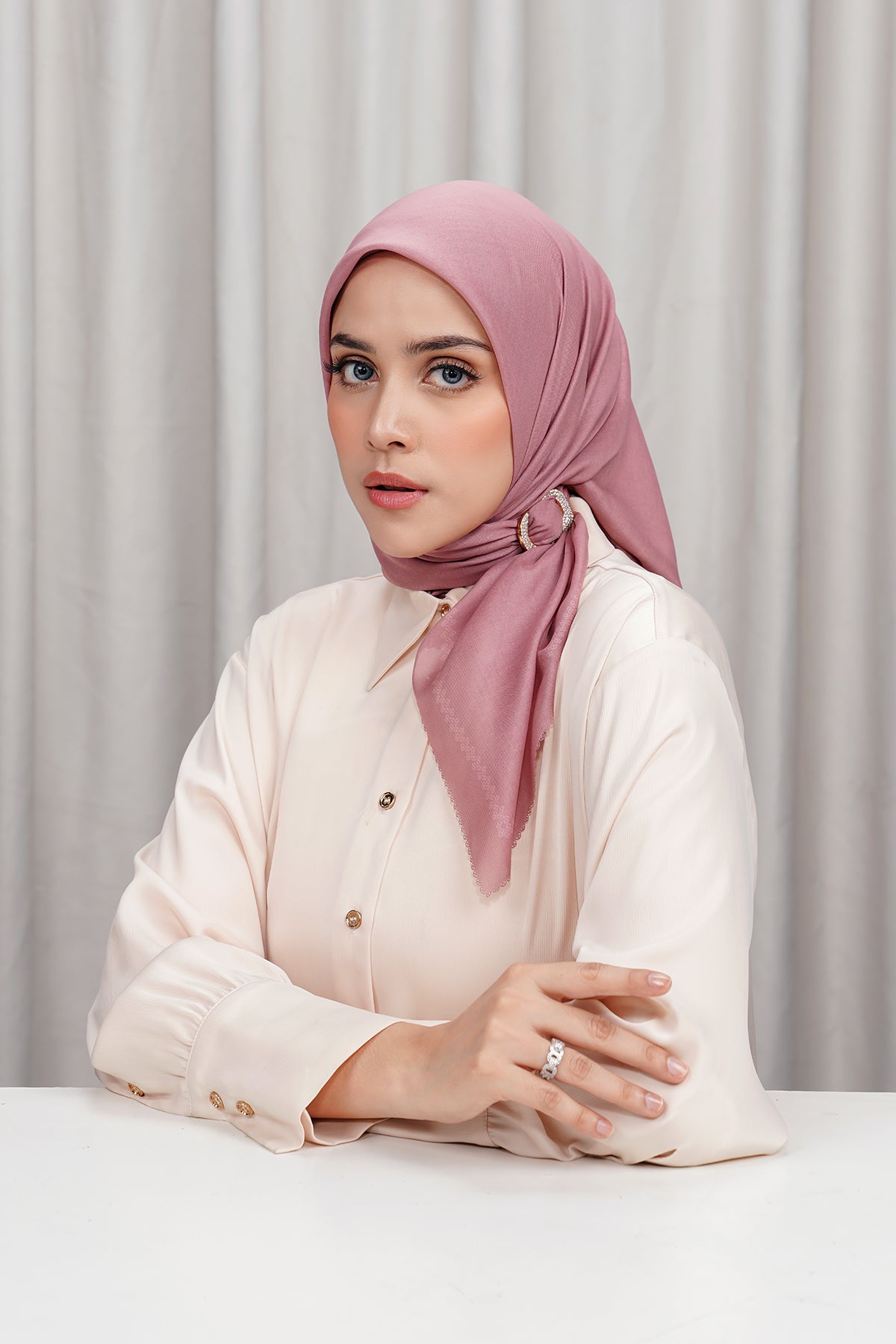 Today's Scarf - Ash Rose