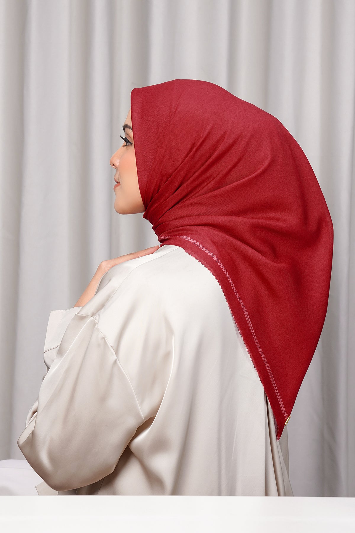 Today's Scarf - Haute red