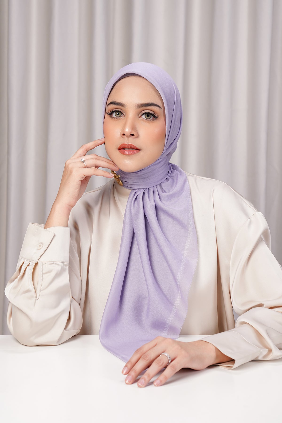 Today's Scarf - Raindrops