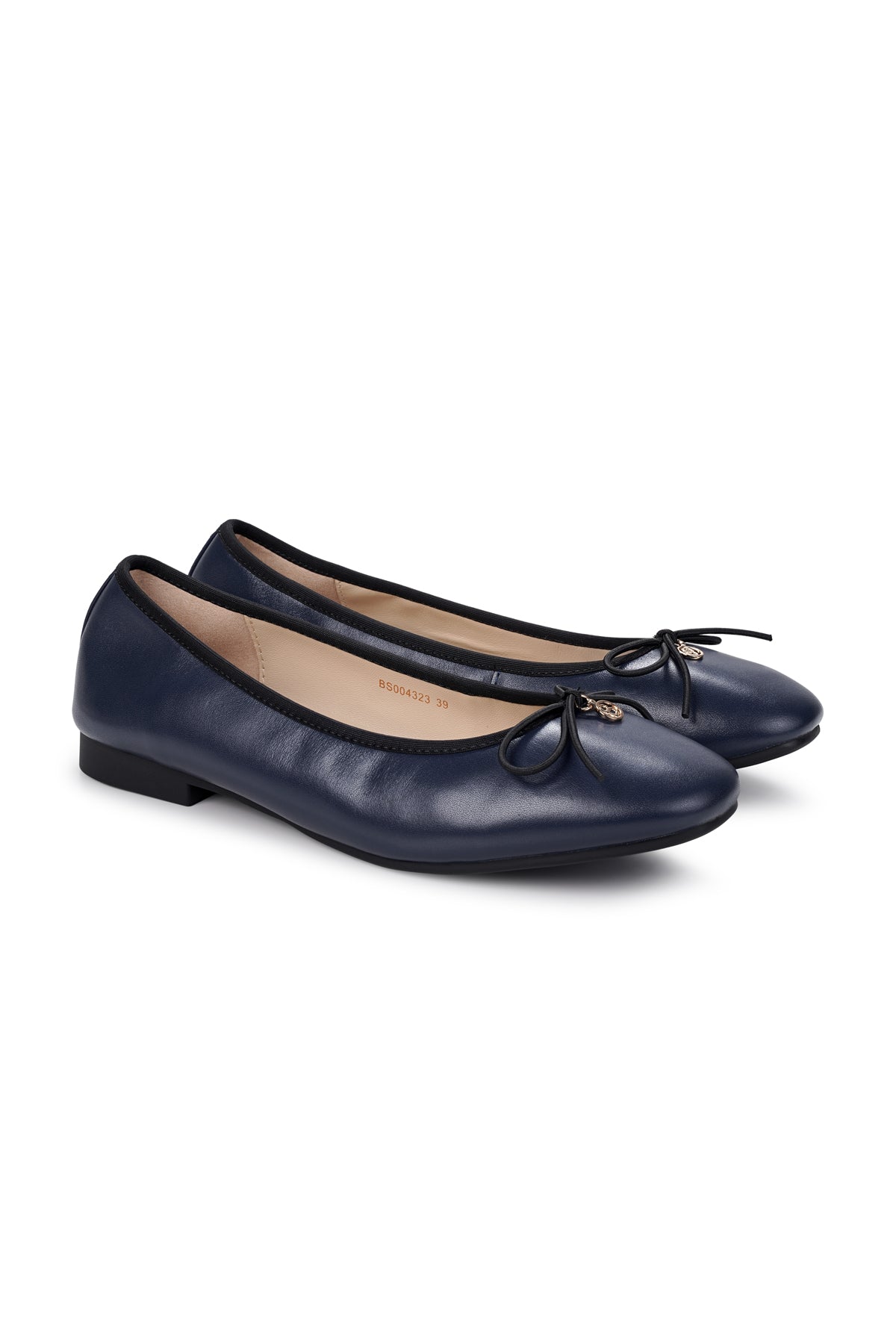 Belle Ballerina Shoes Navy - Main Image