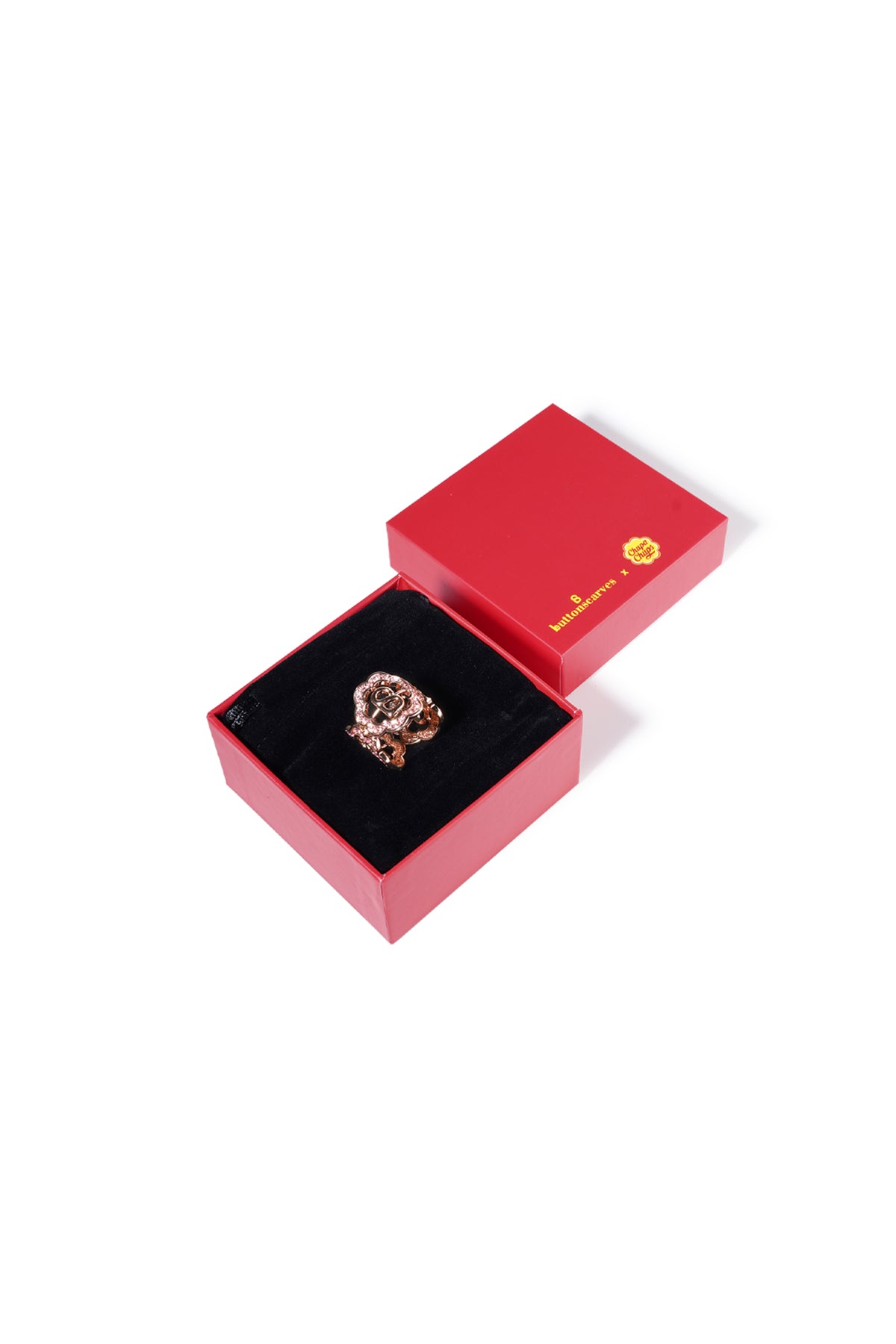 Daisy Round Brooch - Raspberry