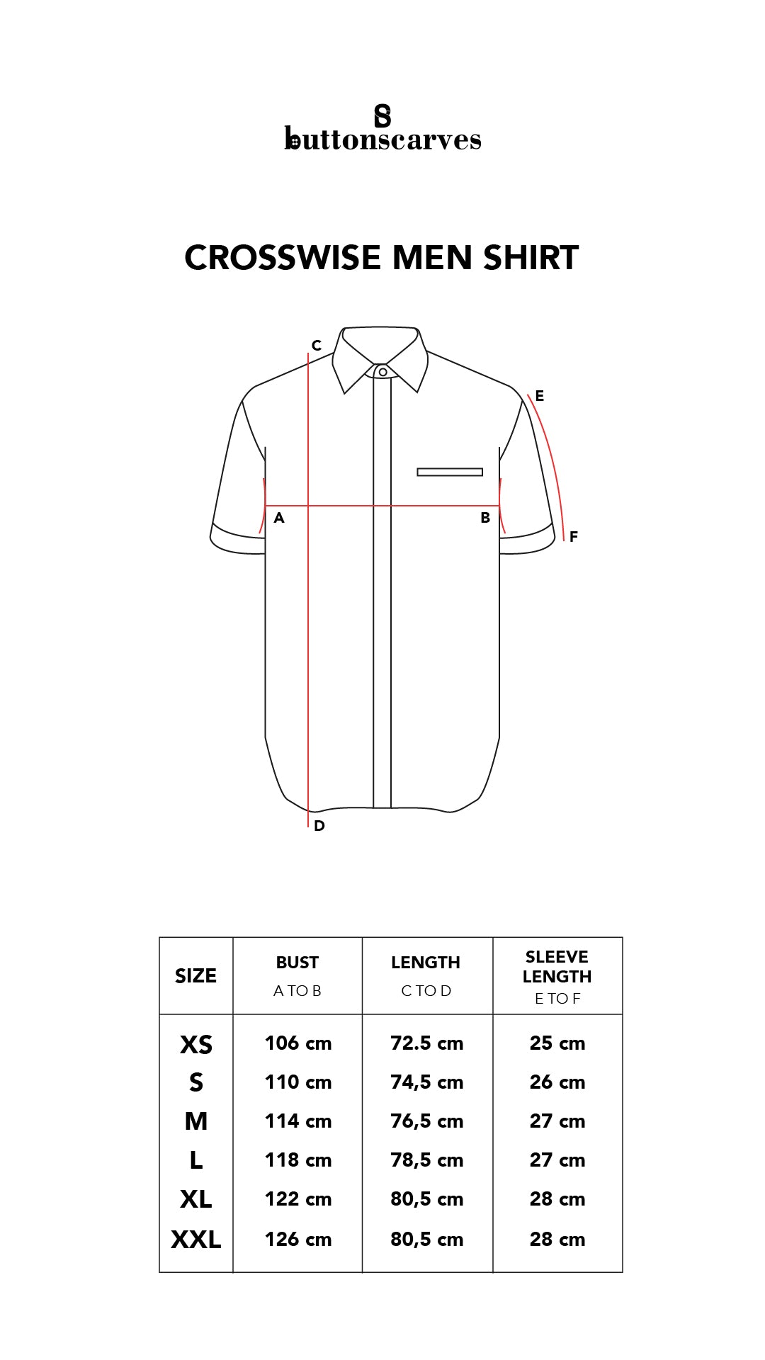 Crosswise Men Shirt - Short Sleeve - Grey