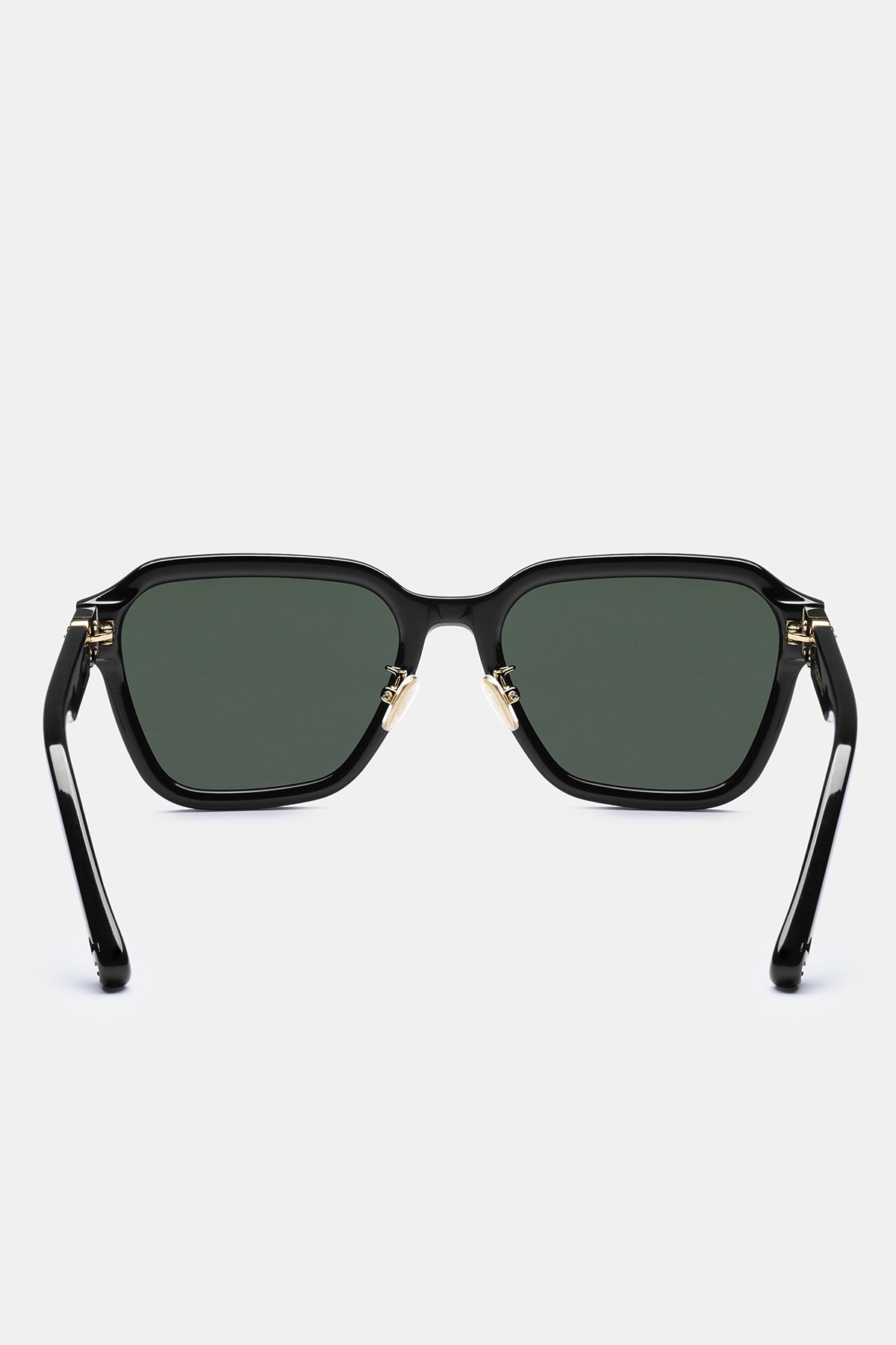 Deux Trapezoid Sunglasses - Black