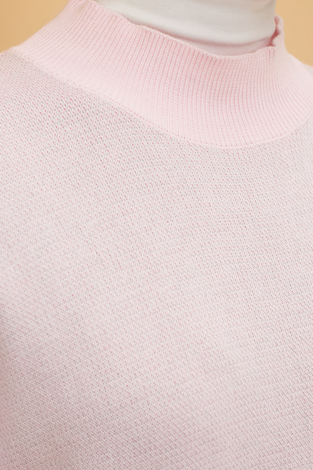 Buttonscarves x Jovian Paradiso Penelope Knitted Jumper In Pink Marshmallow