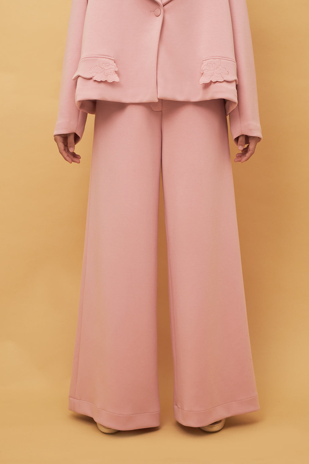 Buttonscarves x Jovian Paradiso Piper Pants In Mellow Rose