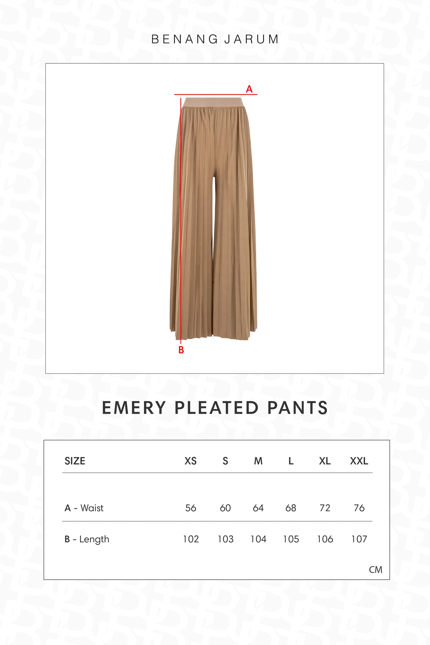 Emery Pleated Pants - Almond