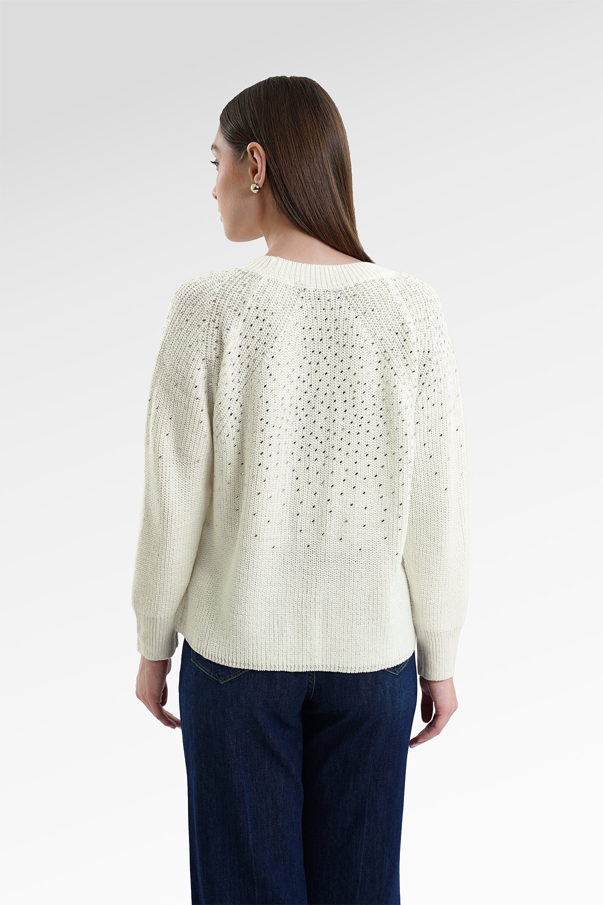 Elle Sweater - White