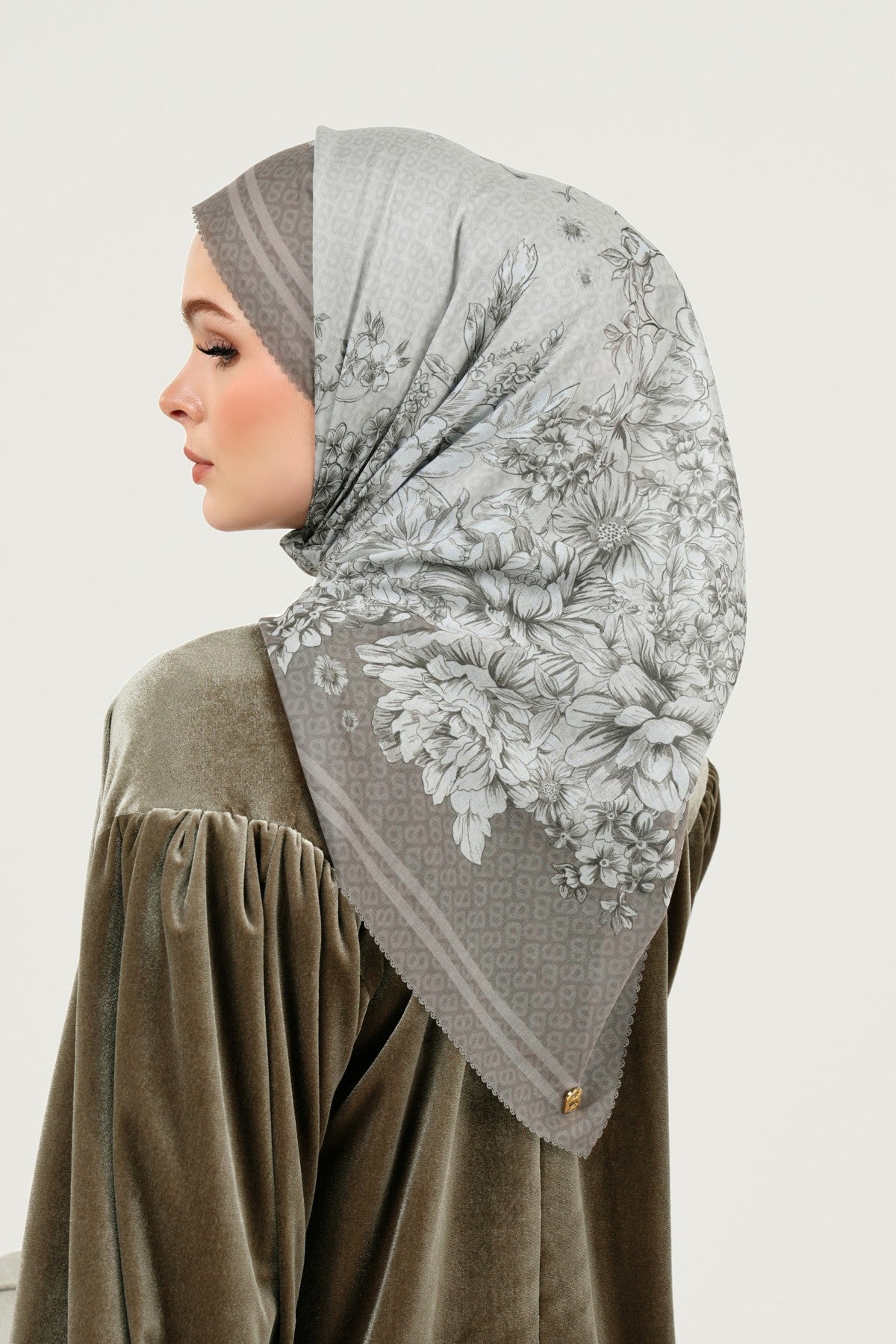 Florescent Square - Greige