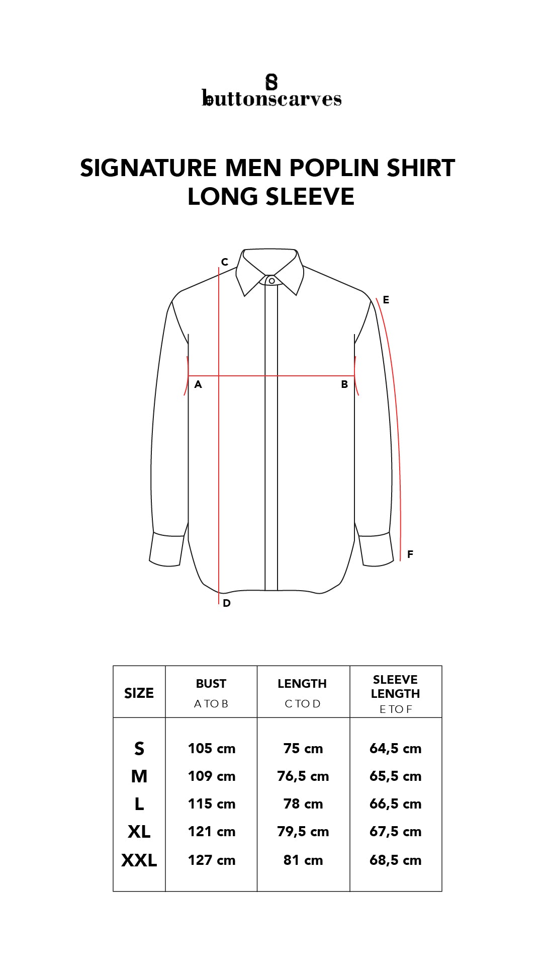 Signature Men Poplin Shirt Long Sleeve - Black