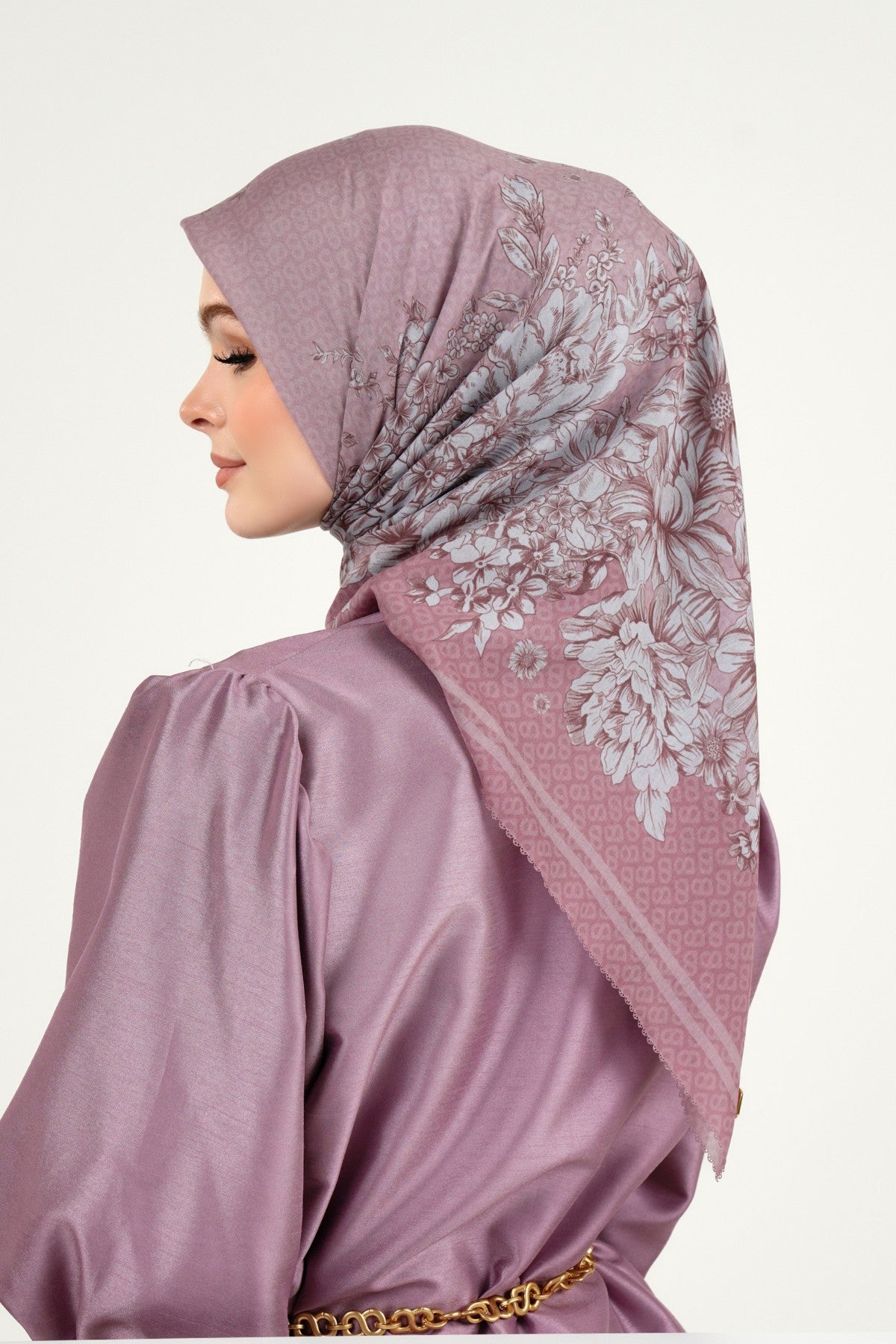 Florescent Square - Rose