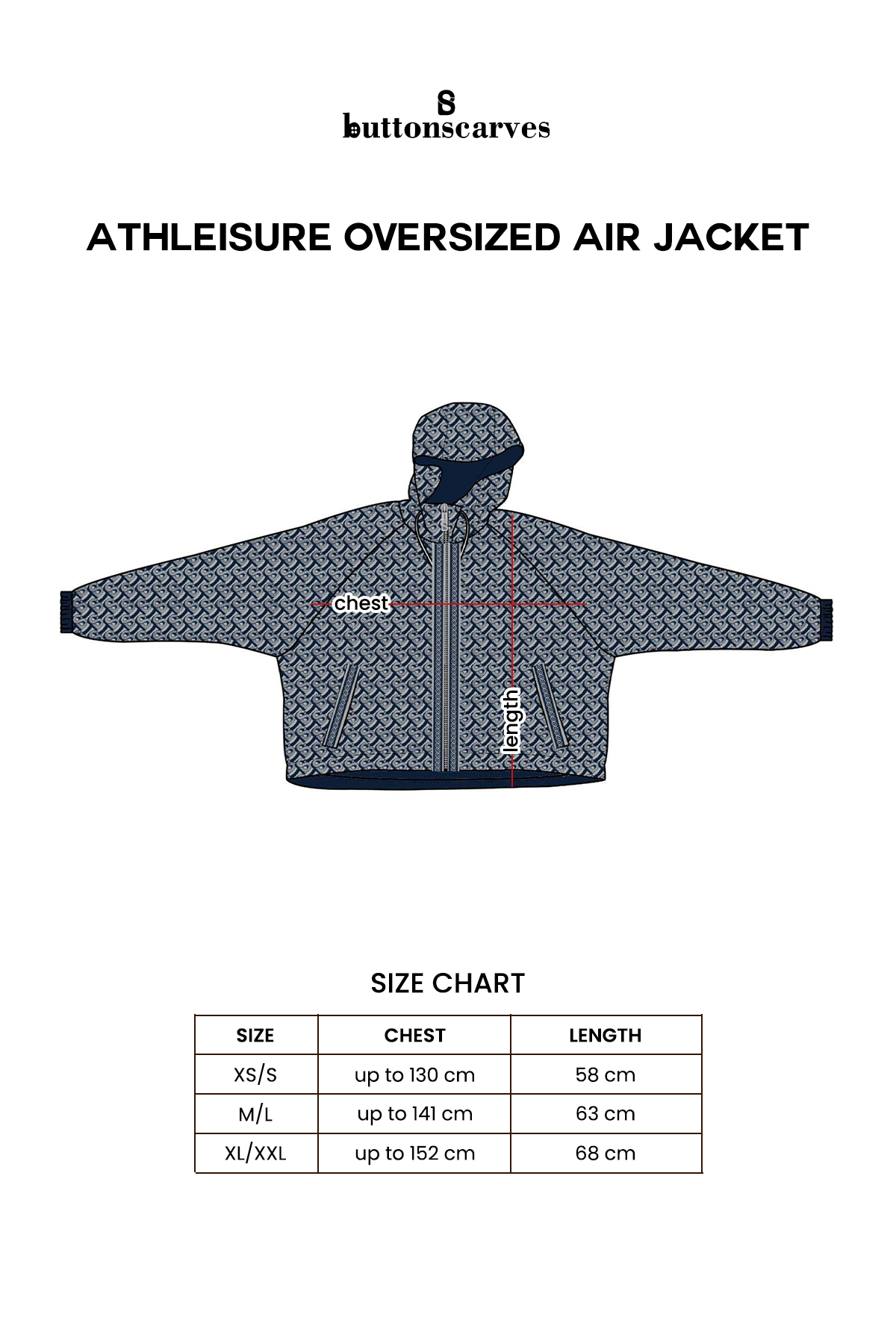 Athleisure Oversized Air Jacket - Magenta