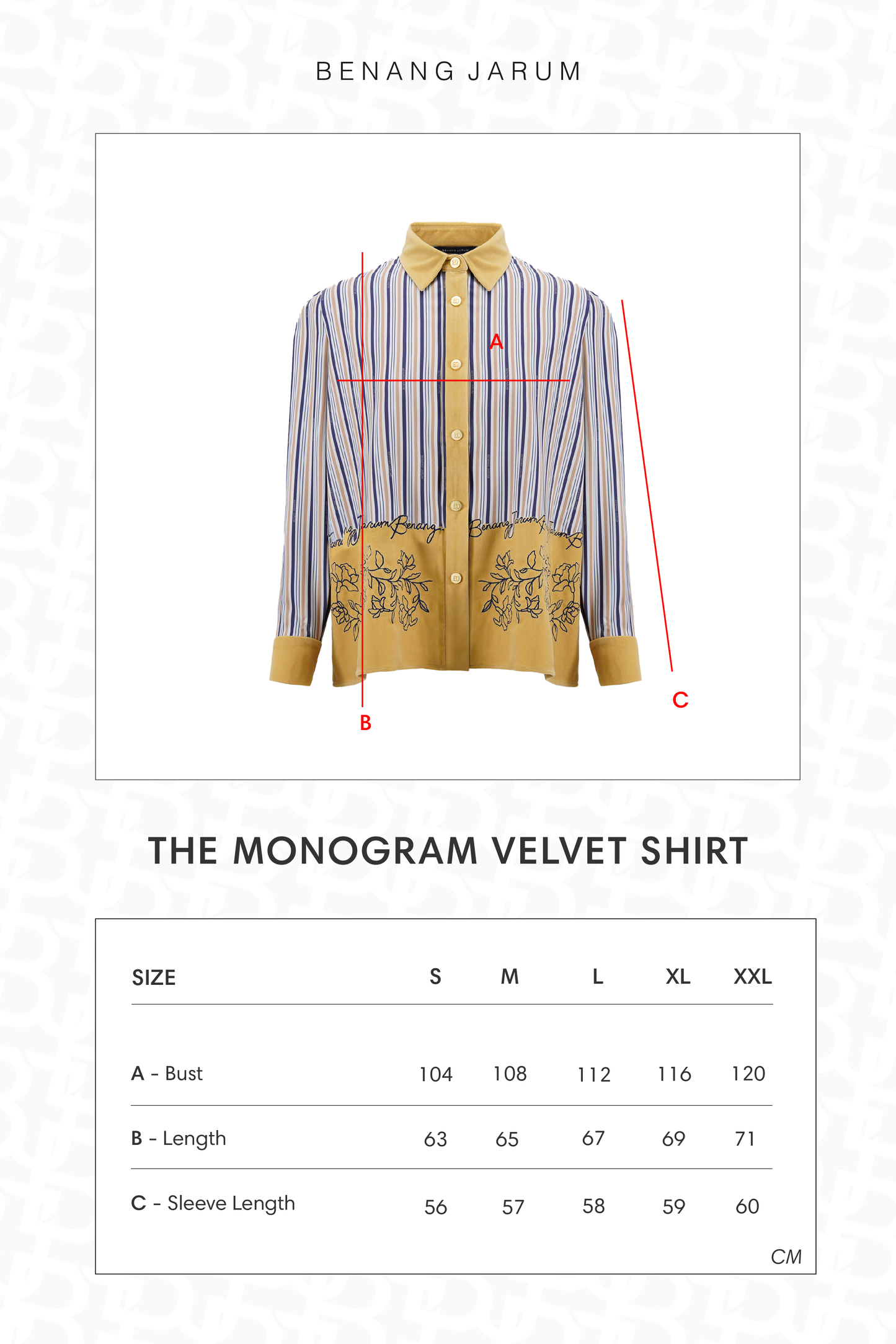 The Monogram Velvet Shirt - Yuzu