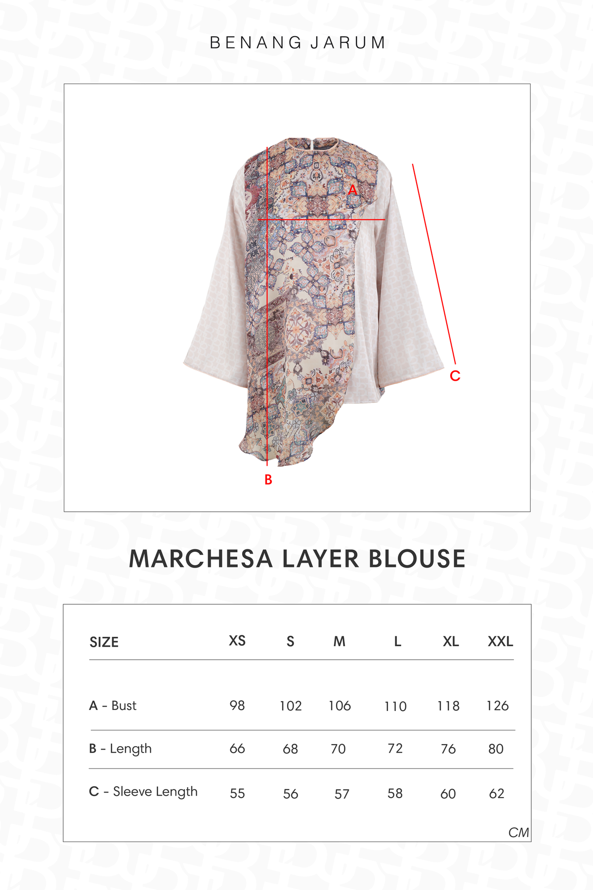 Marchesa Layer Blouse - Amber