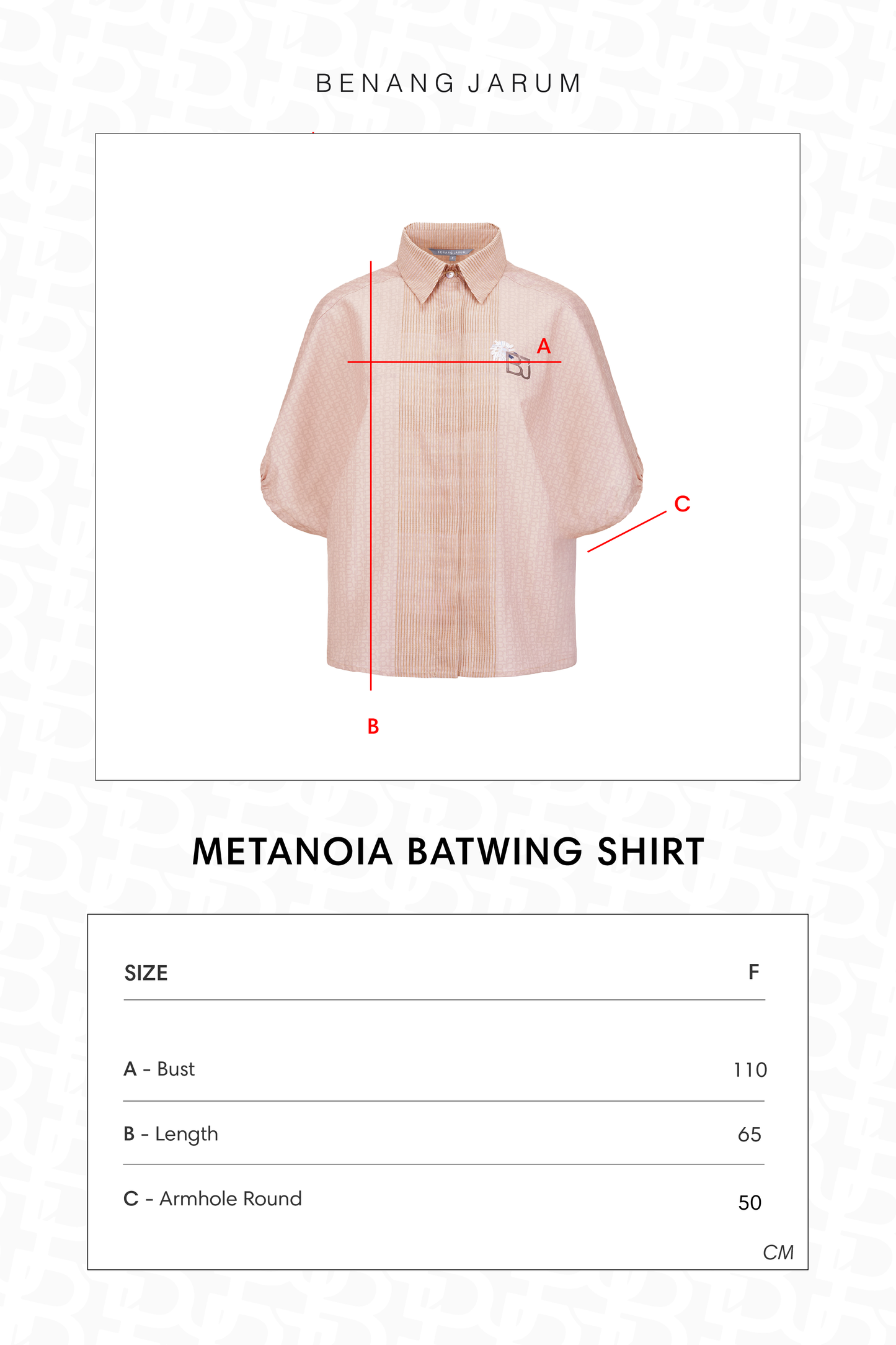 Metanoia Batwing Shirt - Glandon - Free Size