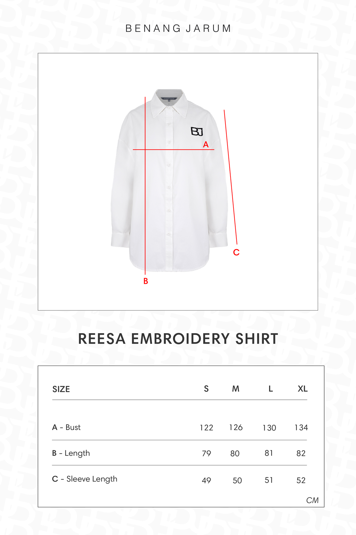 Reesa Embroidery Shirt - Off White