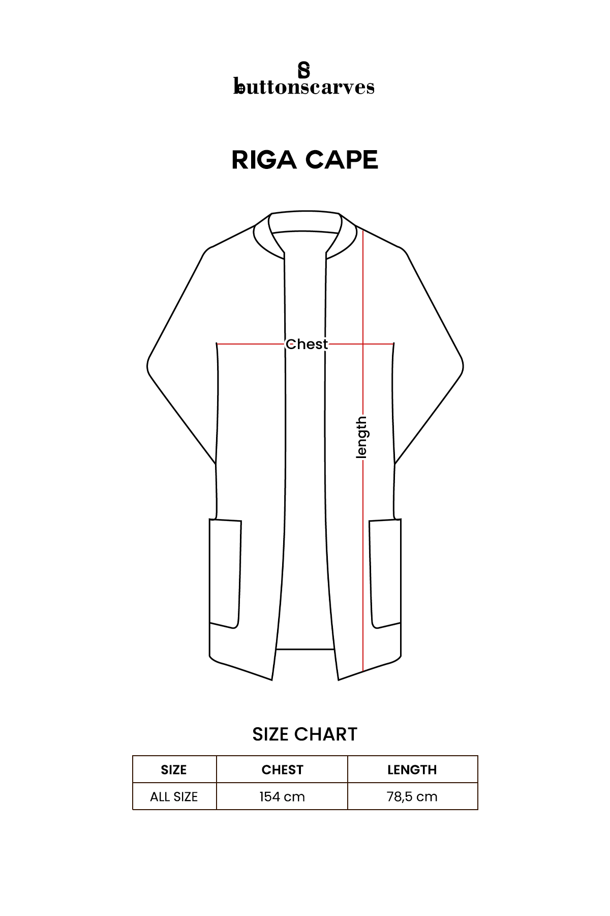 Riga Cape - Black