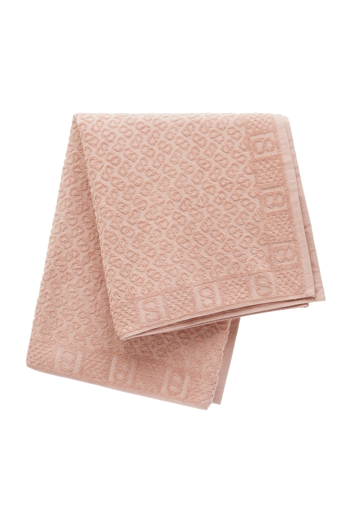Tapis Plaid Towel Set - Pink