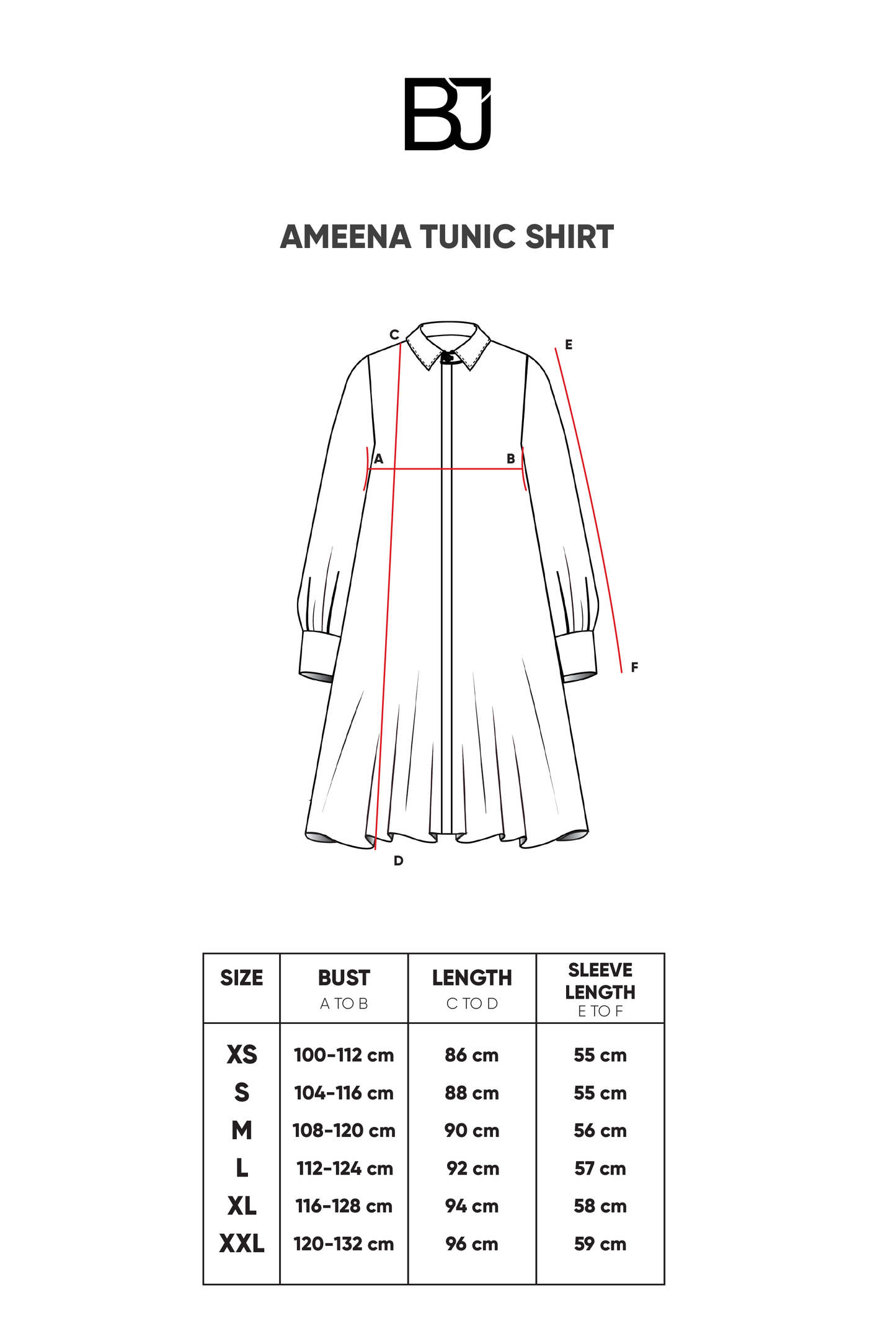 Ameena Tunic Shirt - Multicolor