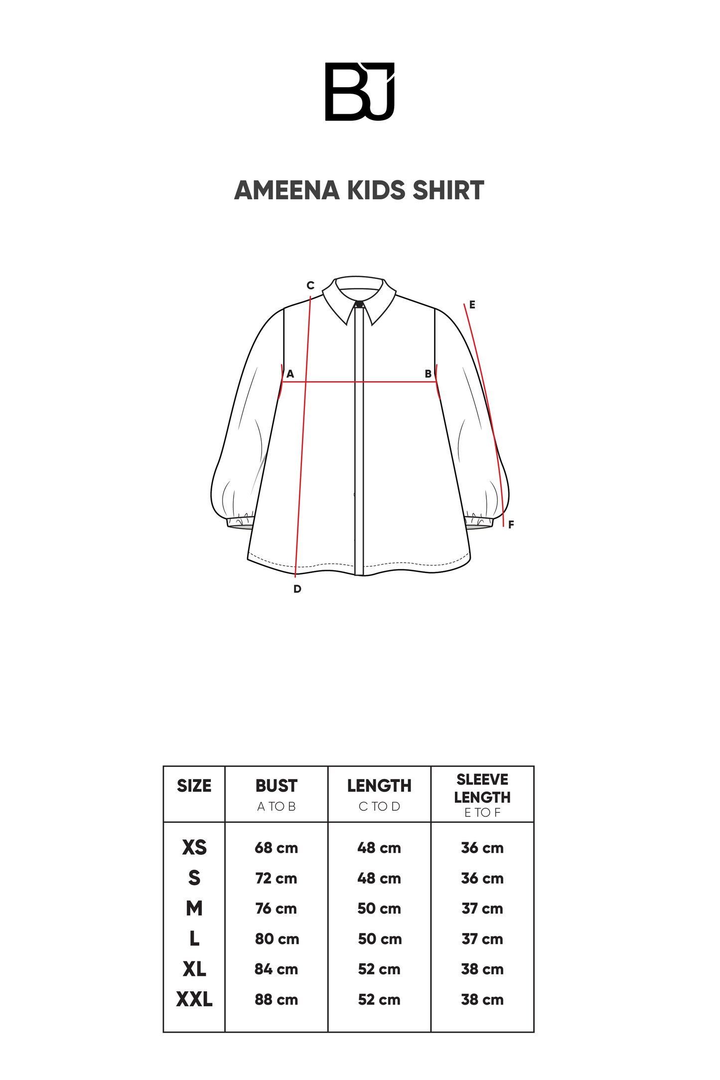 Ameena Kids Shirt - Multicolor