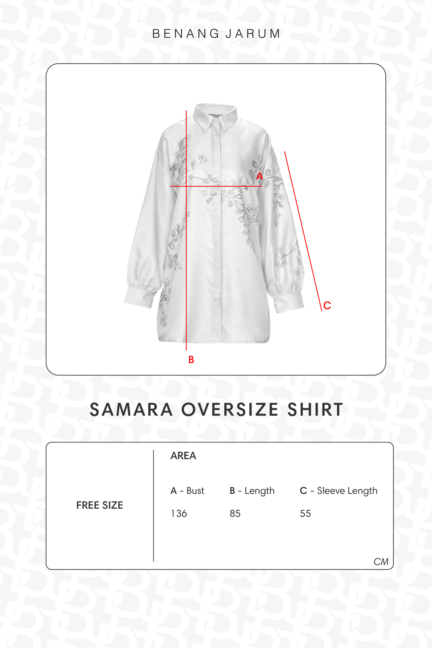 Samara Oversize Shirt - Pearl