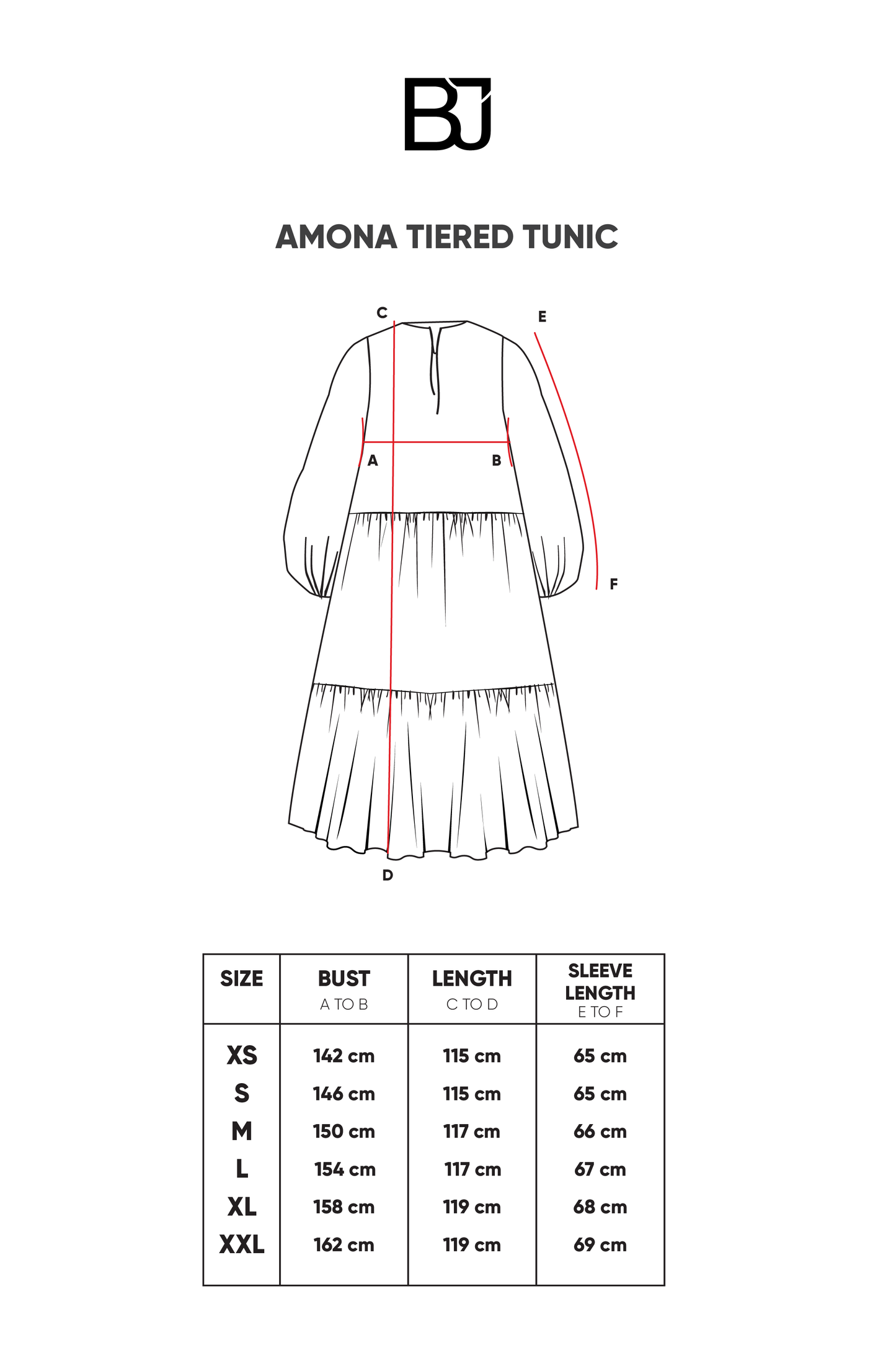 Amona Tiered Tunic - Pink