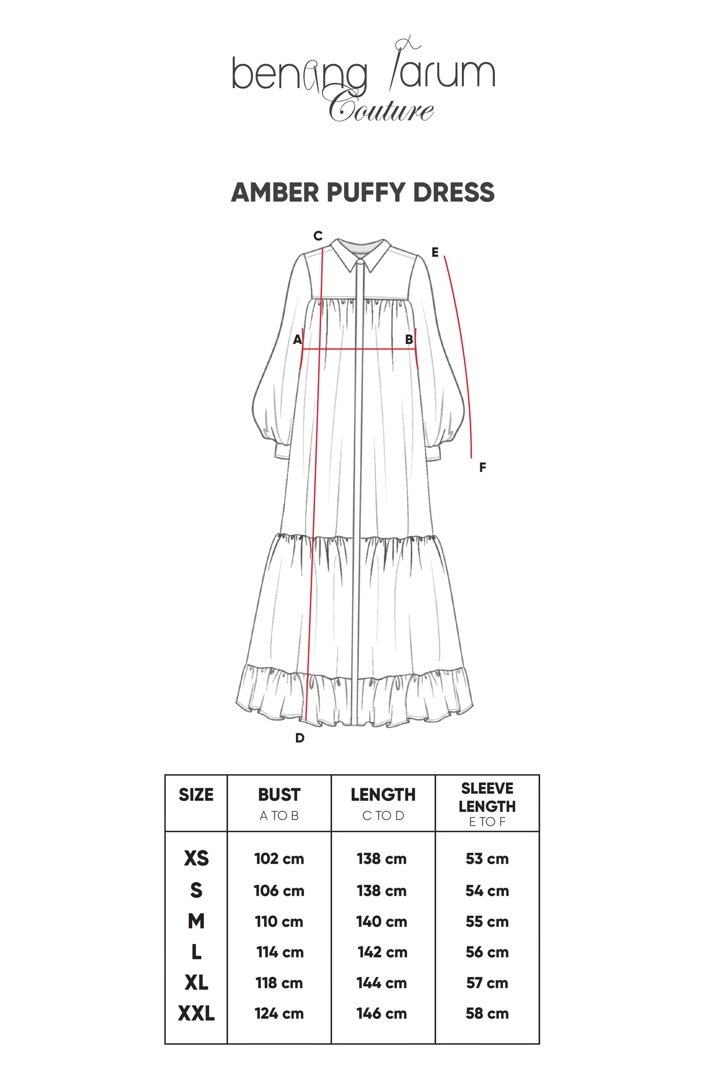 Amber Puffy Dress - White