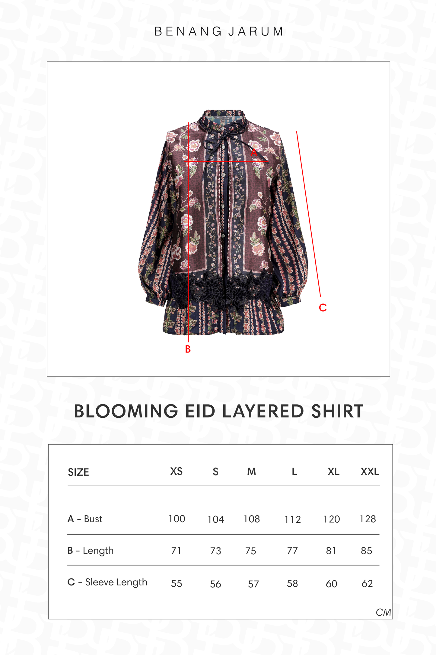 Blooming Eid Layered Shirt - Daisy