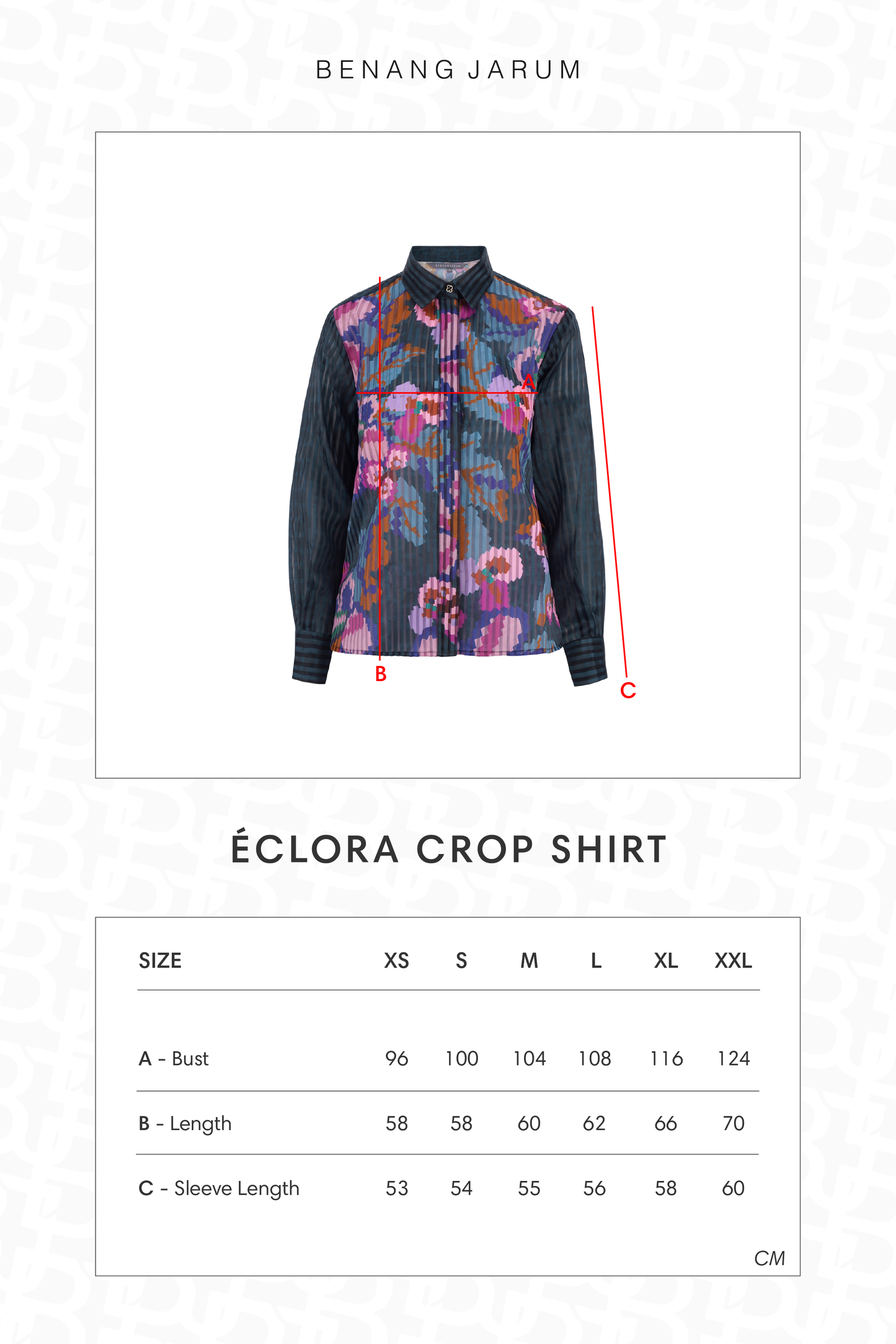 Eclora Crop Shirt - Aconitum