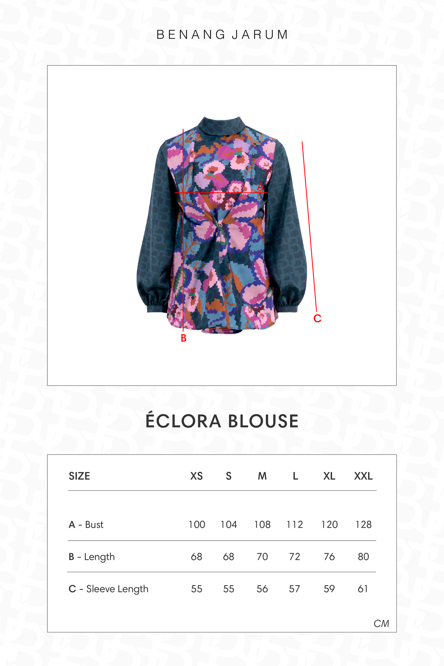 Eclora Blouse - Aconitum