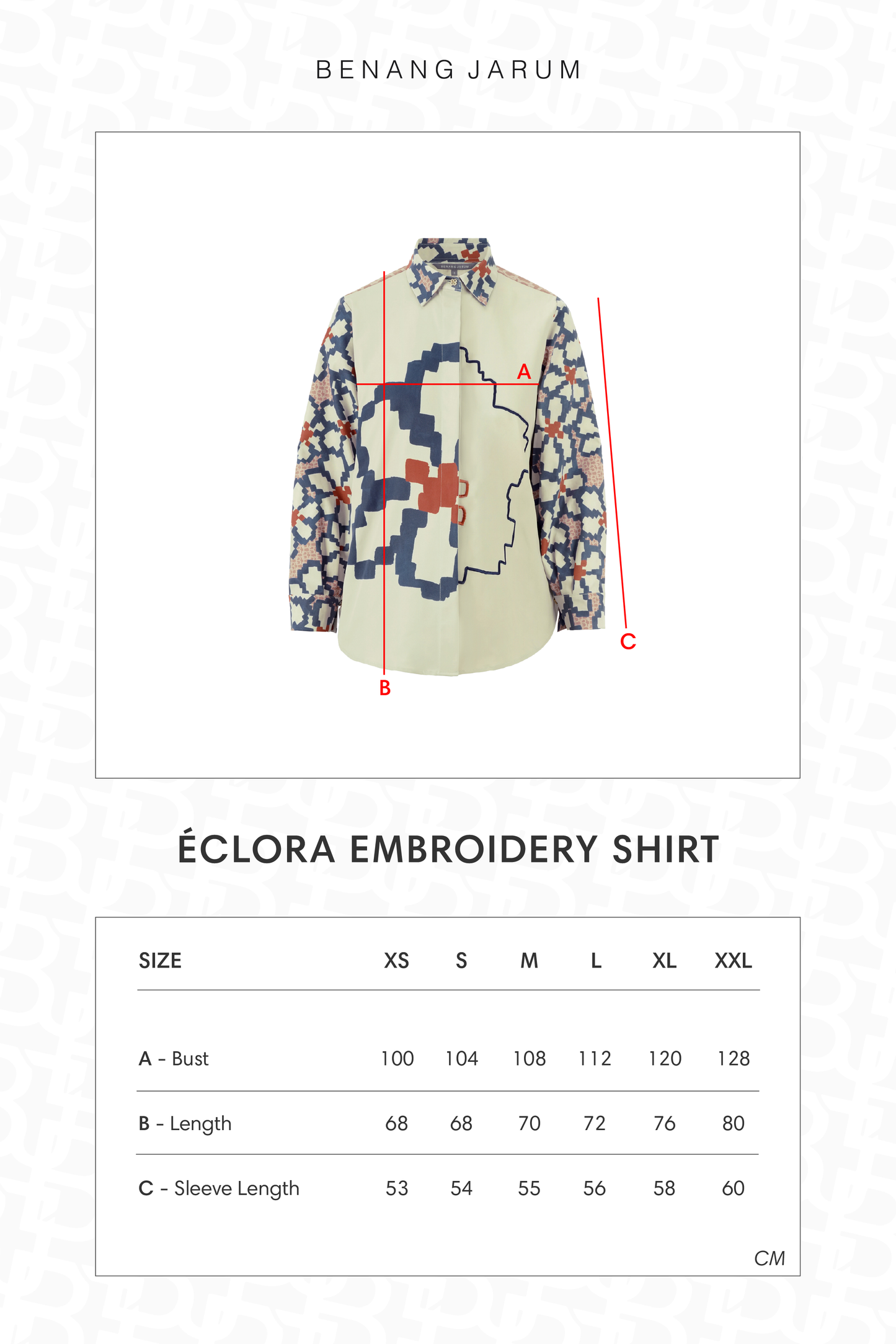 Eclora Embroidery Shirt - Daylilies