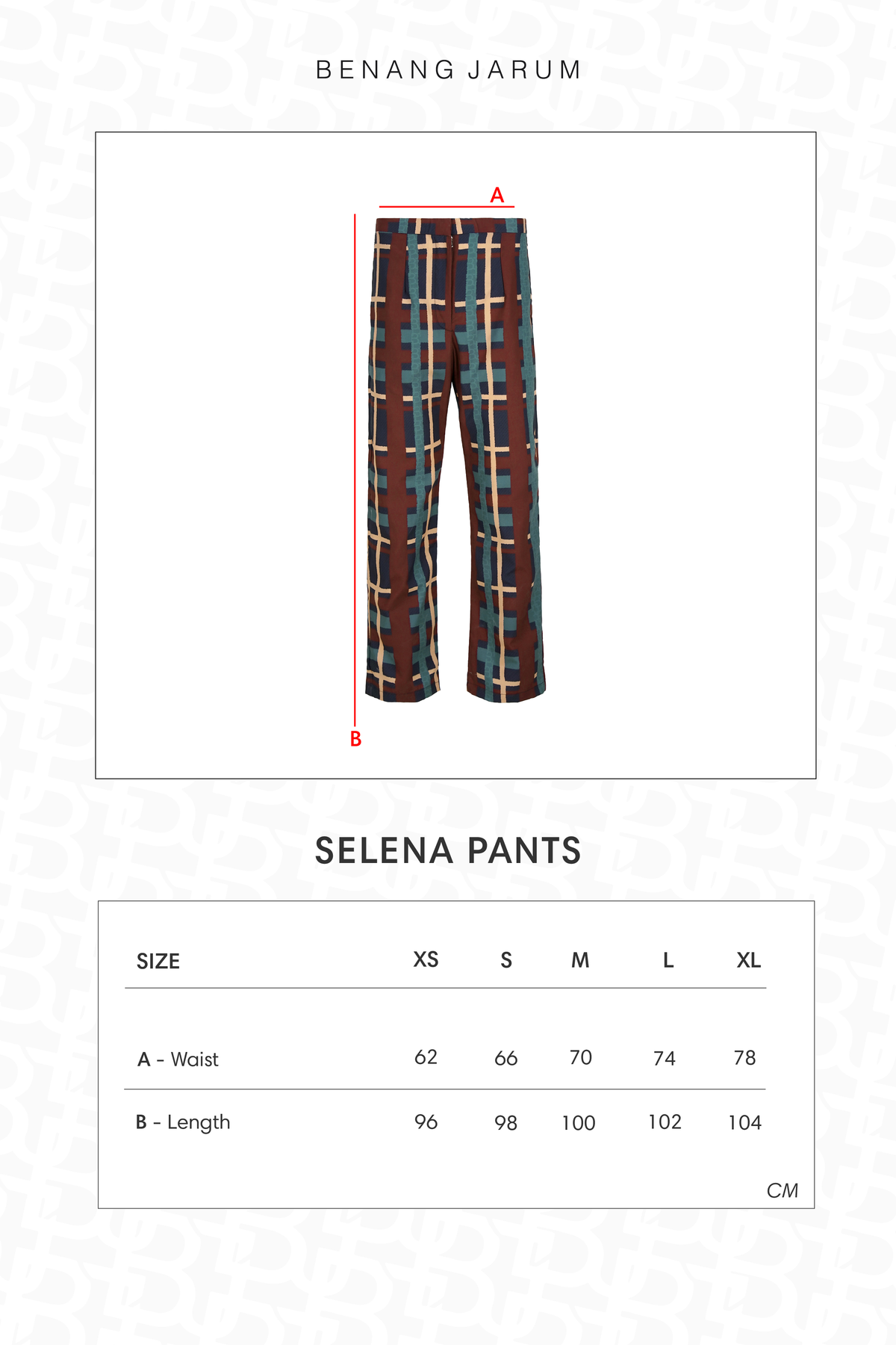 Selena Pants - Navy Peony