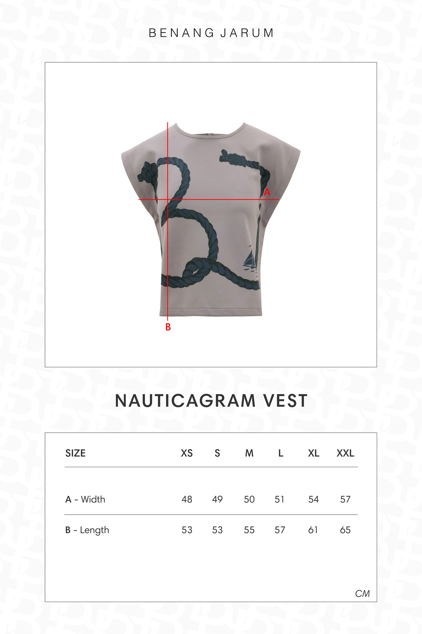 Nauticagram Vest - Anchor